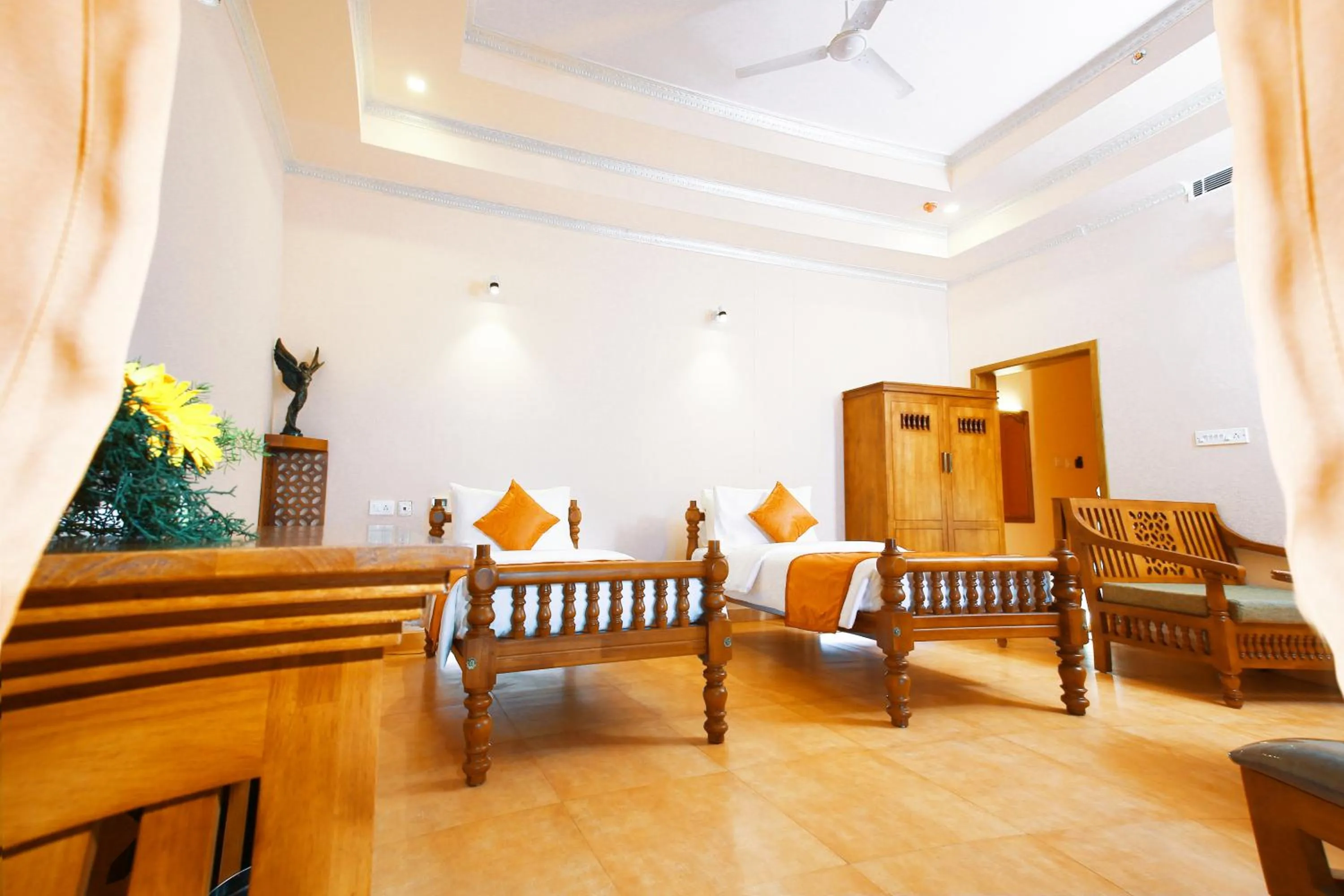 Living room in Krishna Beach Resort