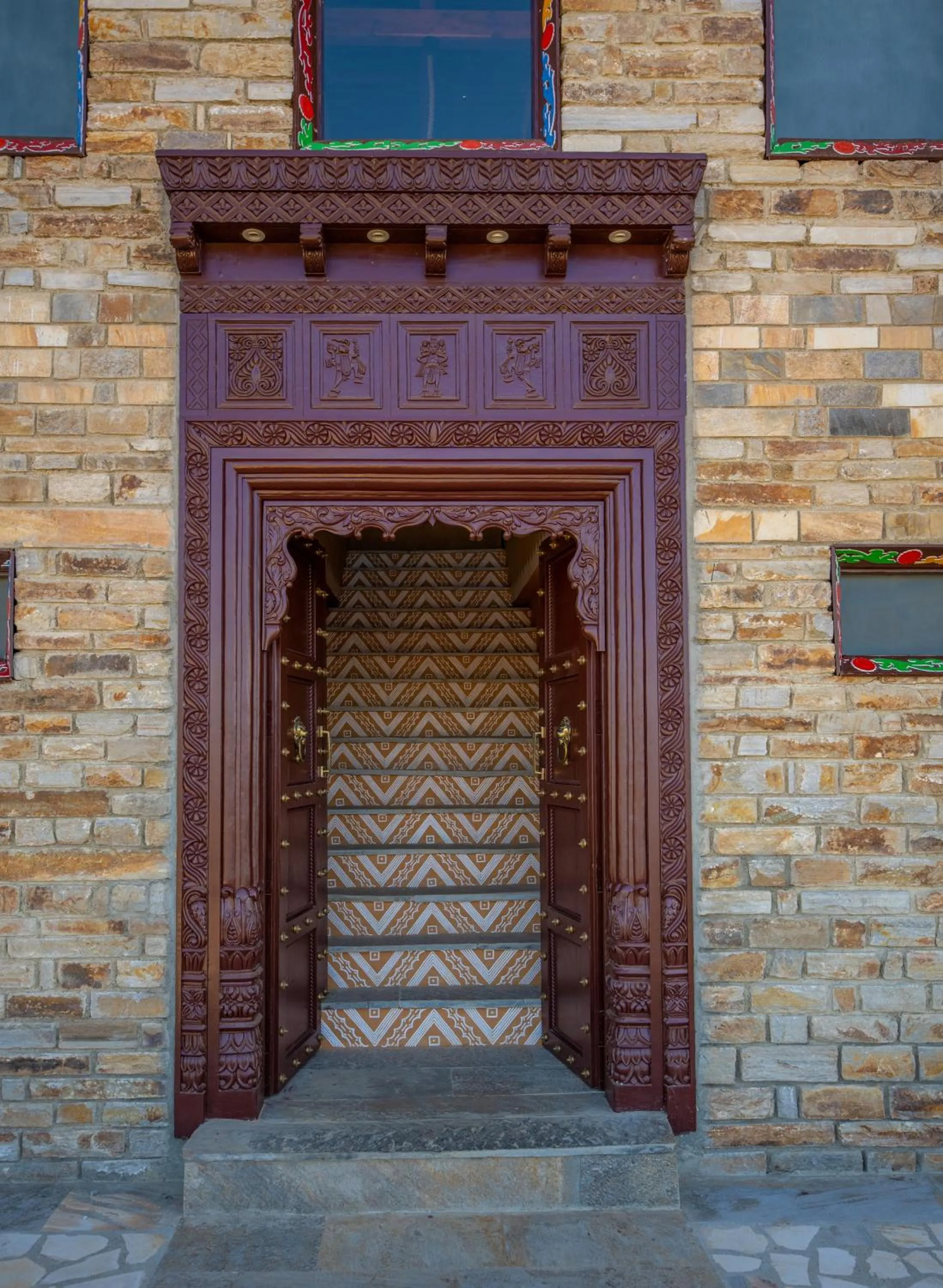 Facade/entrance in BluSalzz Homes - The Himalayan Bungalow, Almora - Uttarakhand