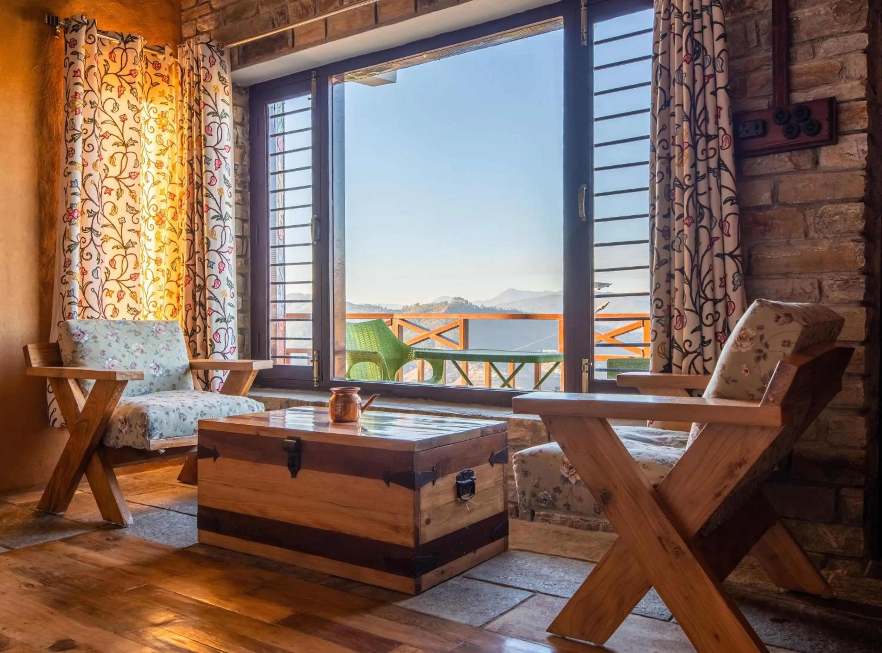 View (from property/room) in BluSalzz Homes - The Himalayan Bungalow, Almora - Uttarakhand