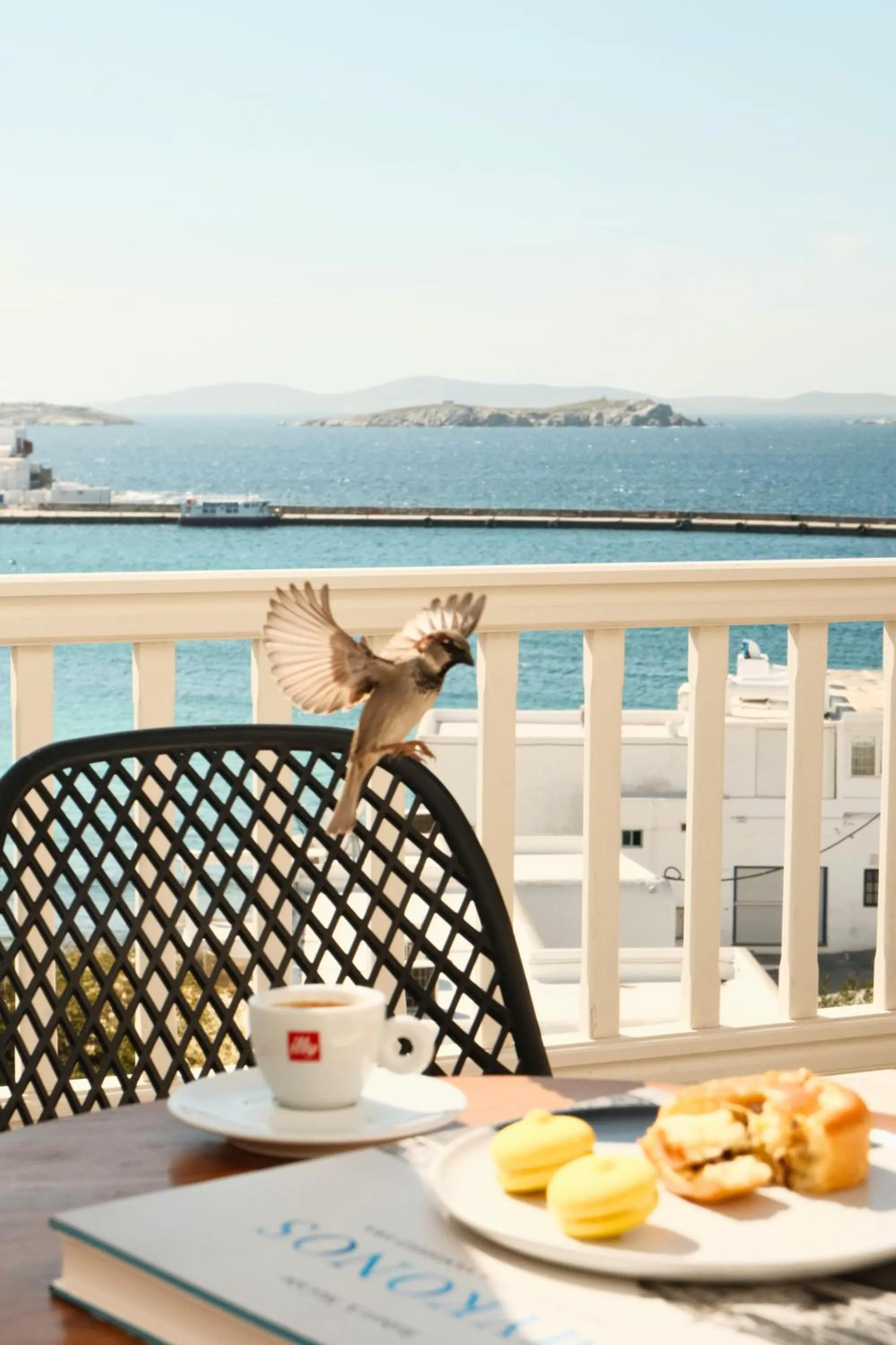 Yalos Hotel Sunset view Mykonos town private rooms