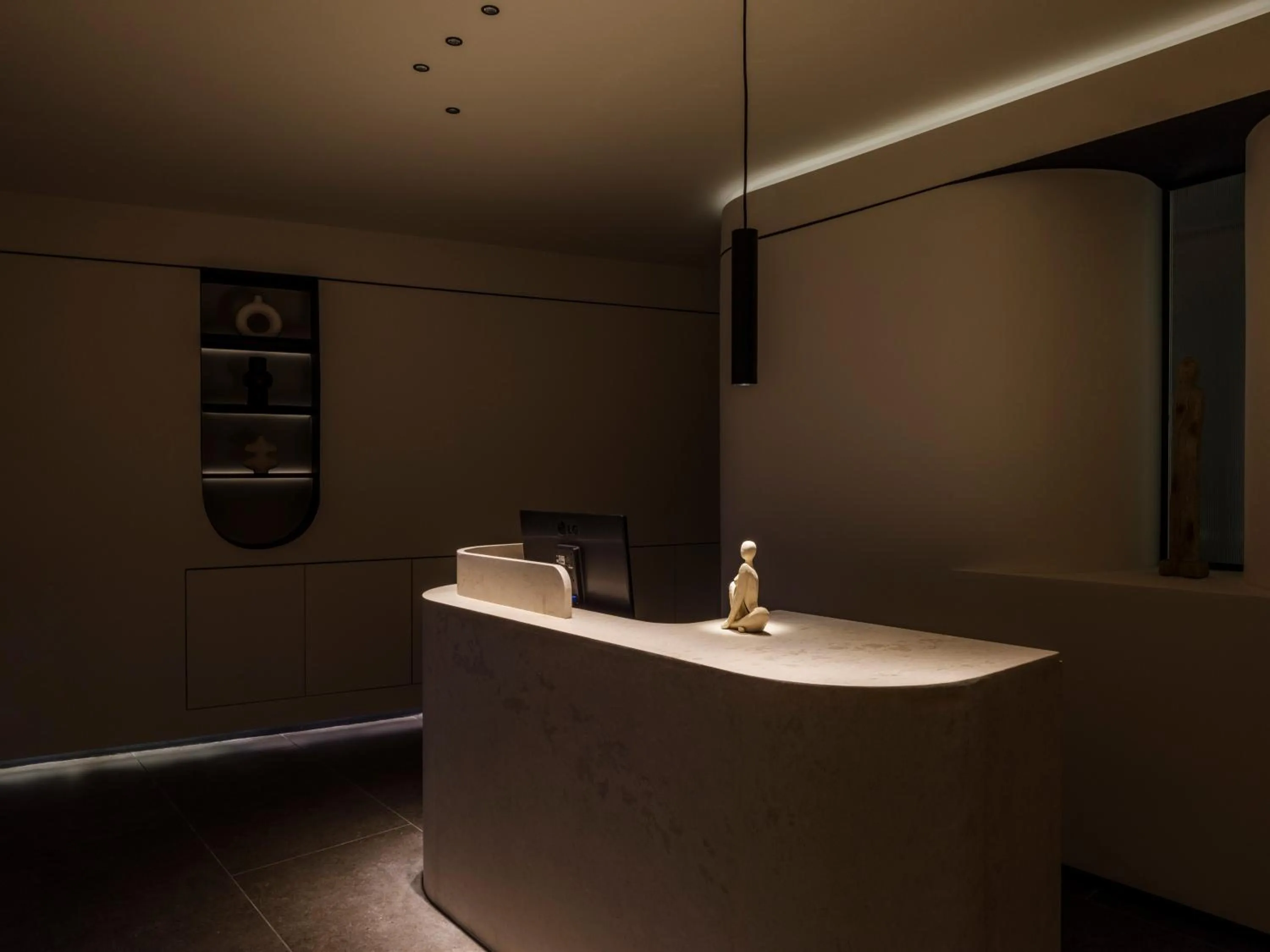 Lobby or reception in Yalos Hotel Sunset view Mykonos town private rooms