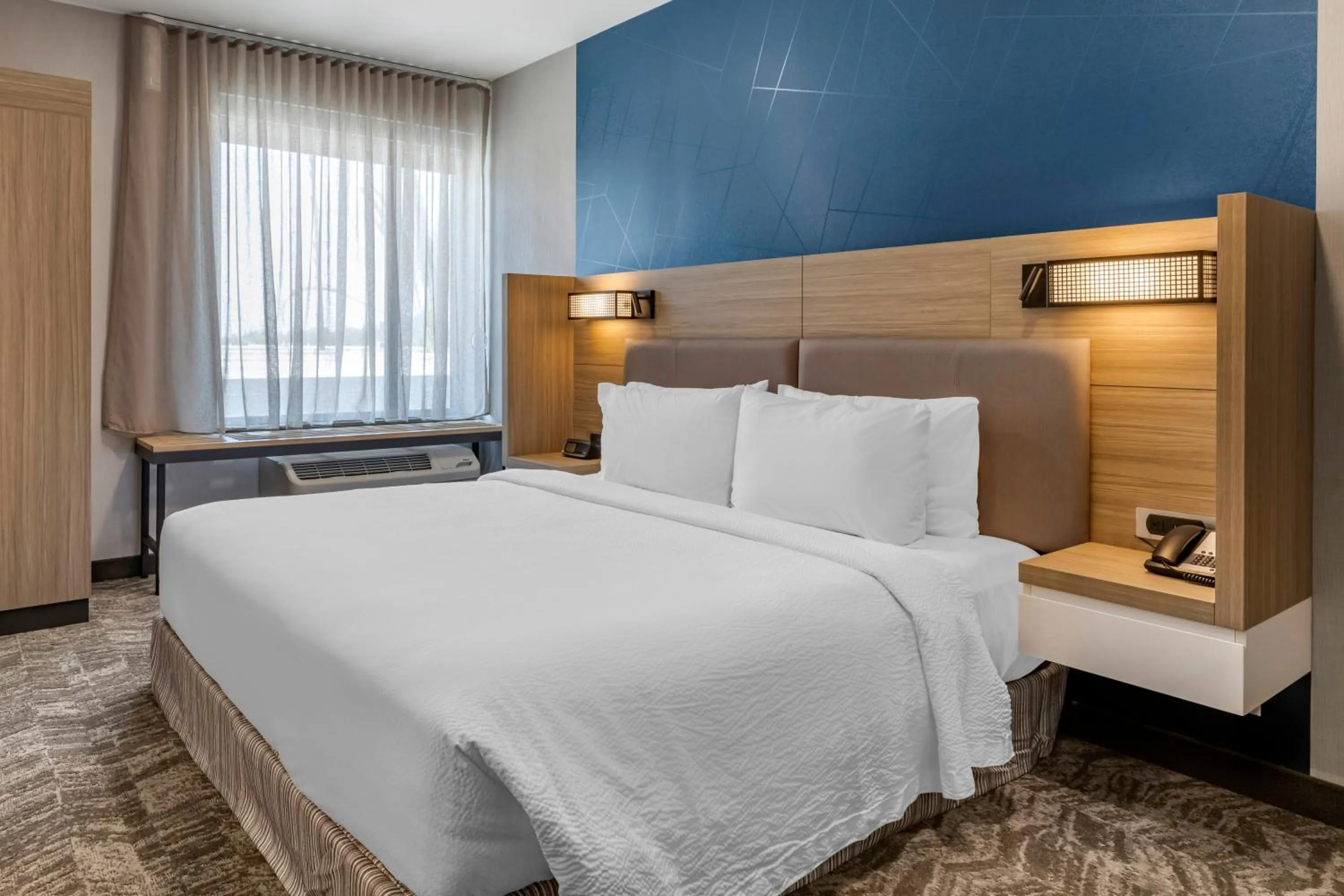 Bedroom, Bed in SpringHill Suites by Marriott Anaheim Placentia Fullerton
