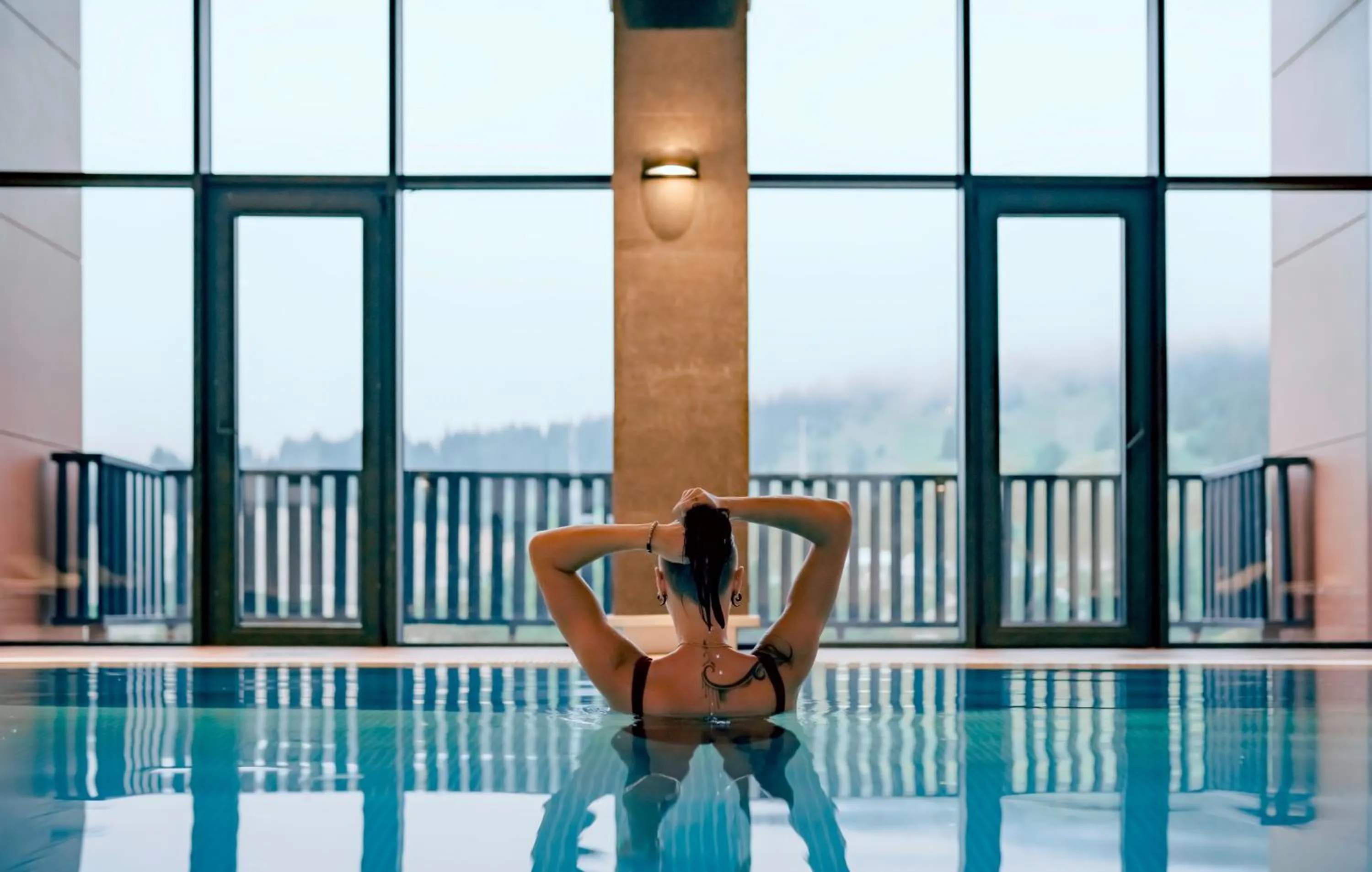 Swimming pool in Ambassadori Goderdzi Hotel