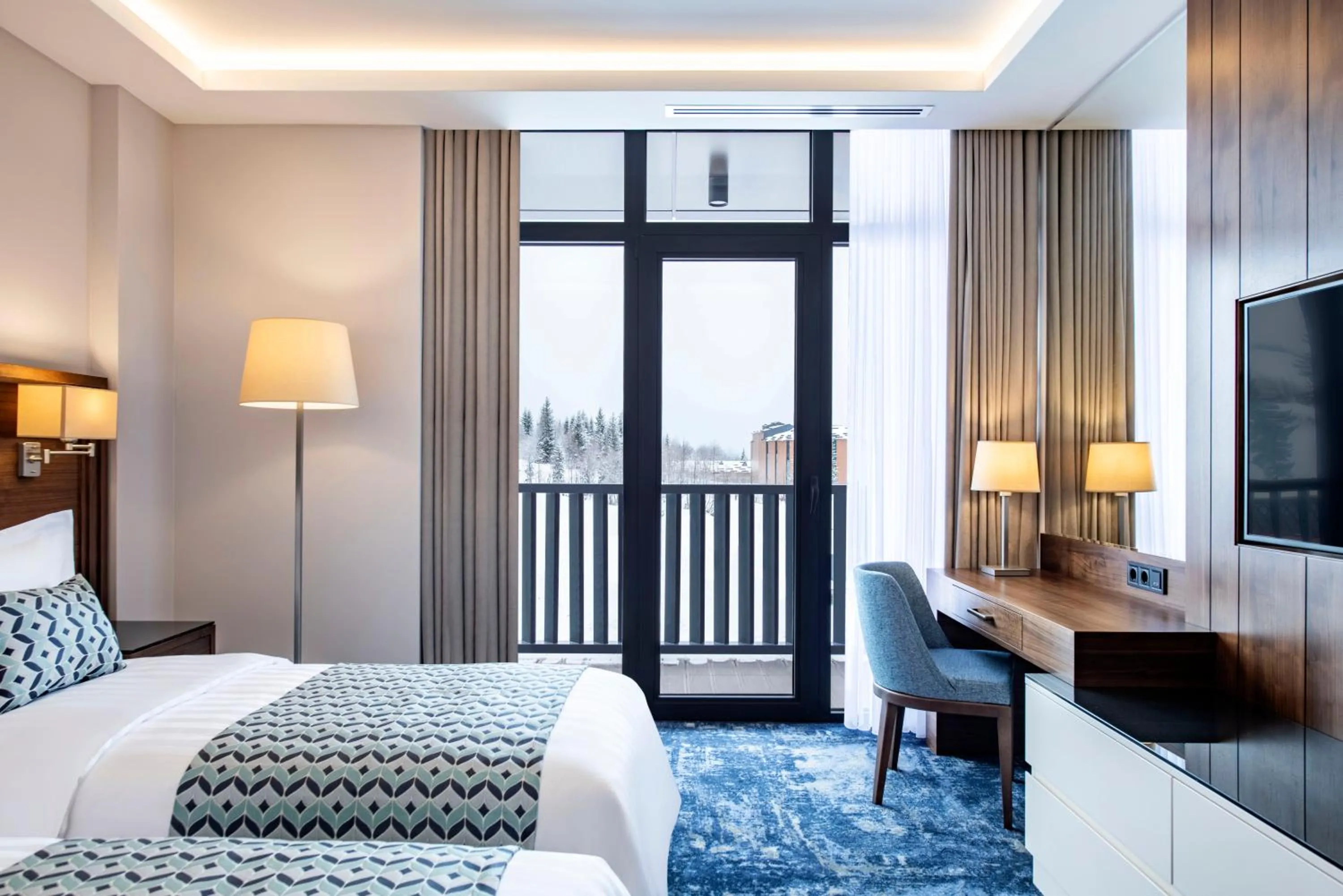 Photo of the whole room, Bed in Ambassadori Goderdzi Hotel