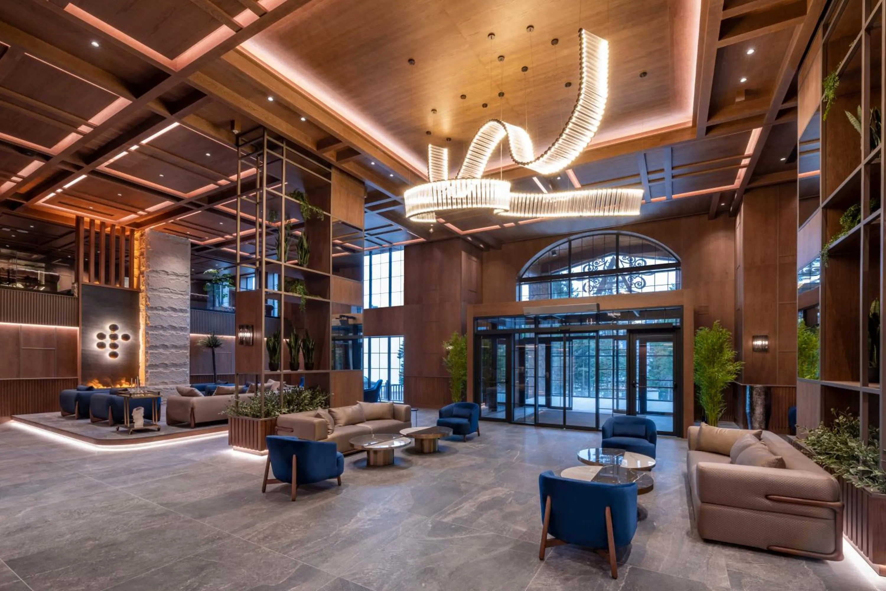 Lobby or reception in Ambassadori Goderdzi Hotel