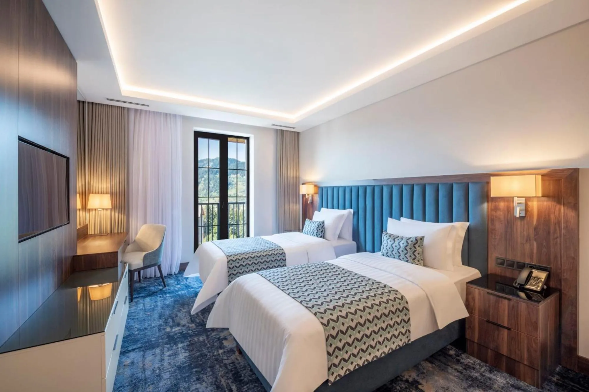 Bed in Ambassadori Goderdzi Hotel