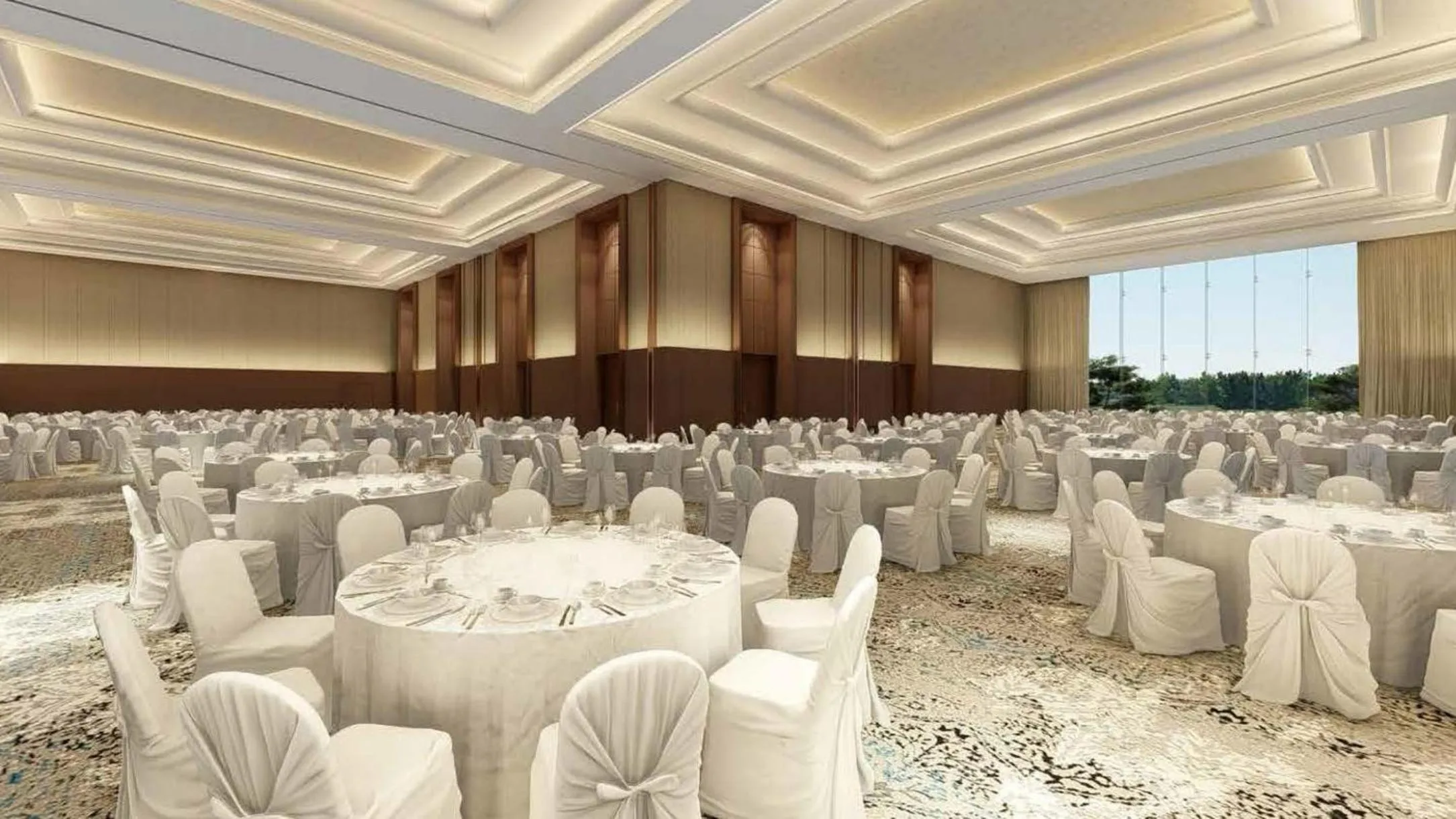 Banquet/Function facilities in The Leela Bhartiya City Bengaluru