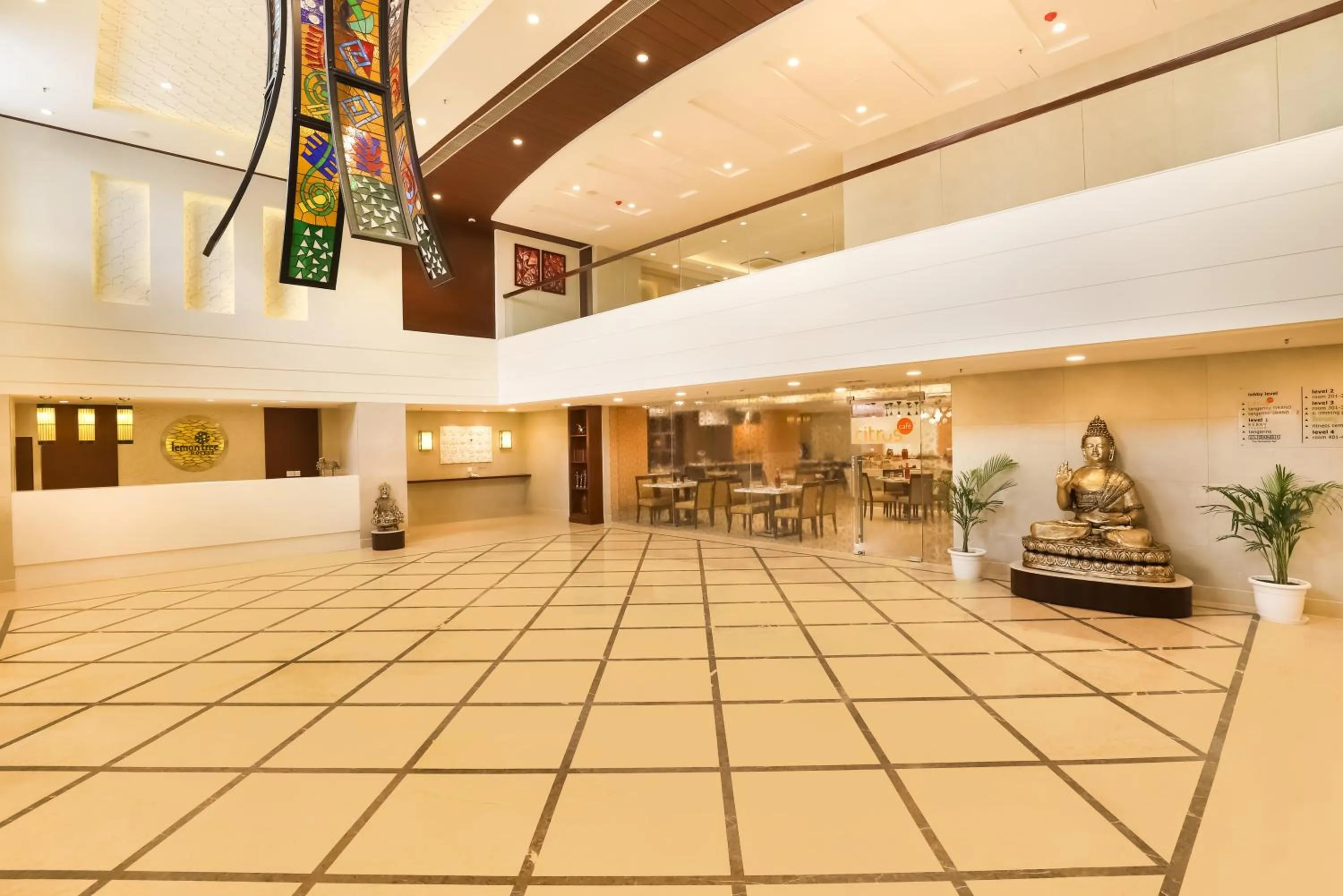 Lobby or reception in Lemon Tree Hotel, Aligarh