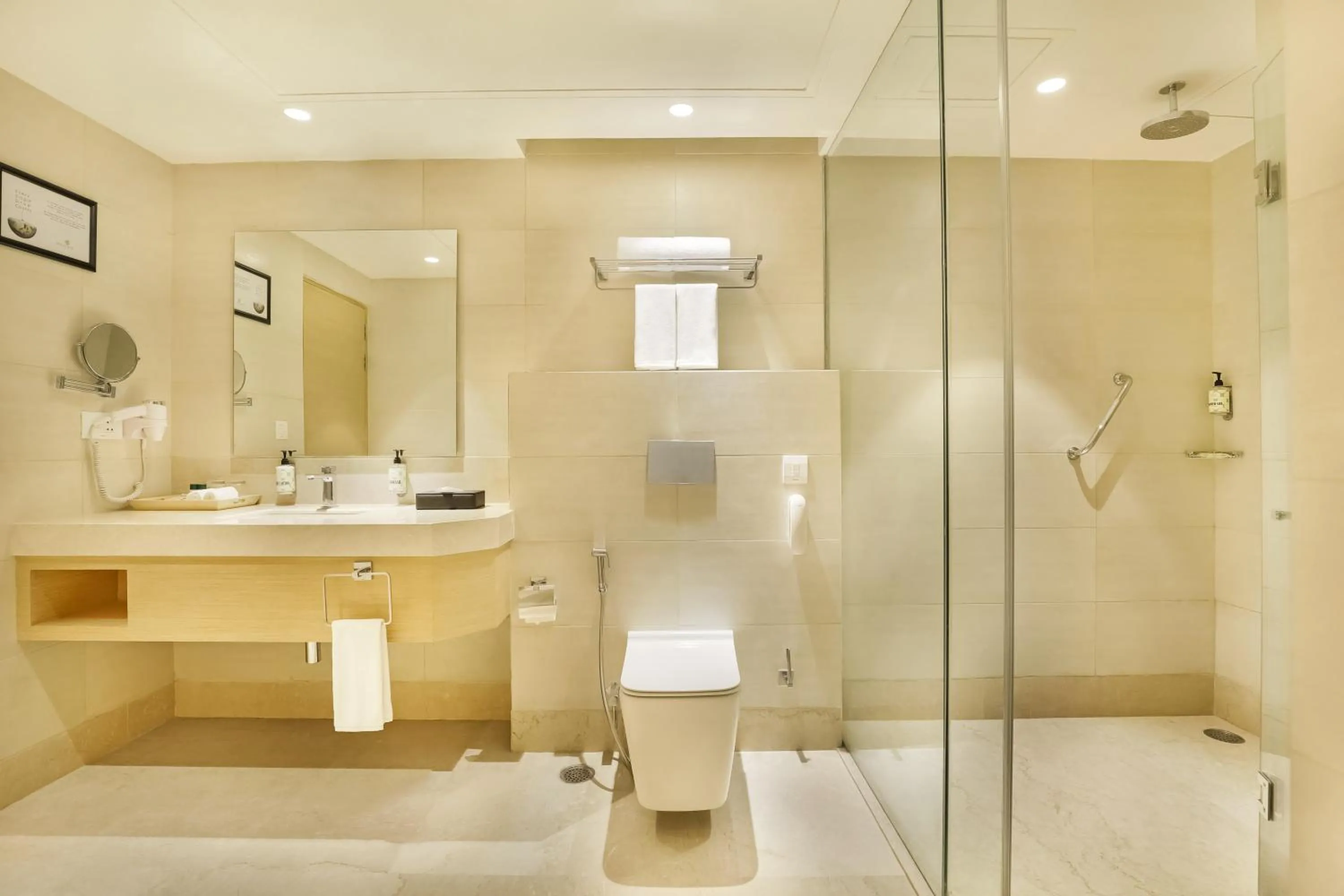 Bathroom in Lemon Tree Hotel, Aligarh