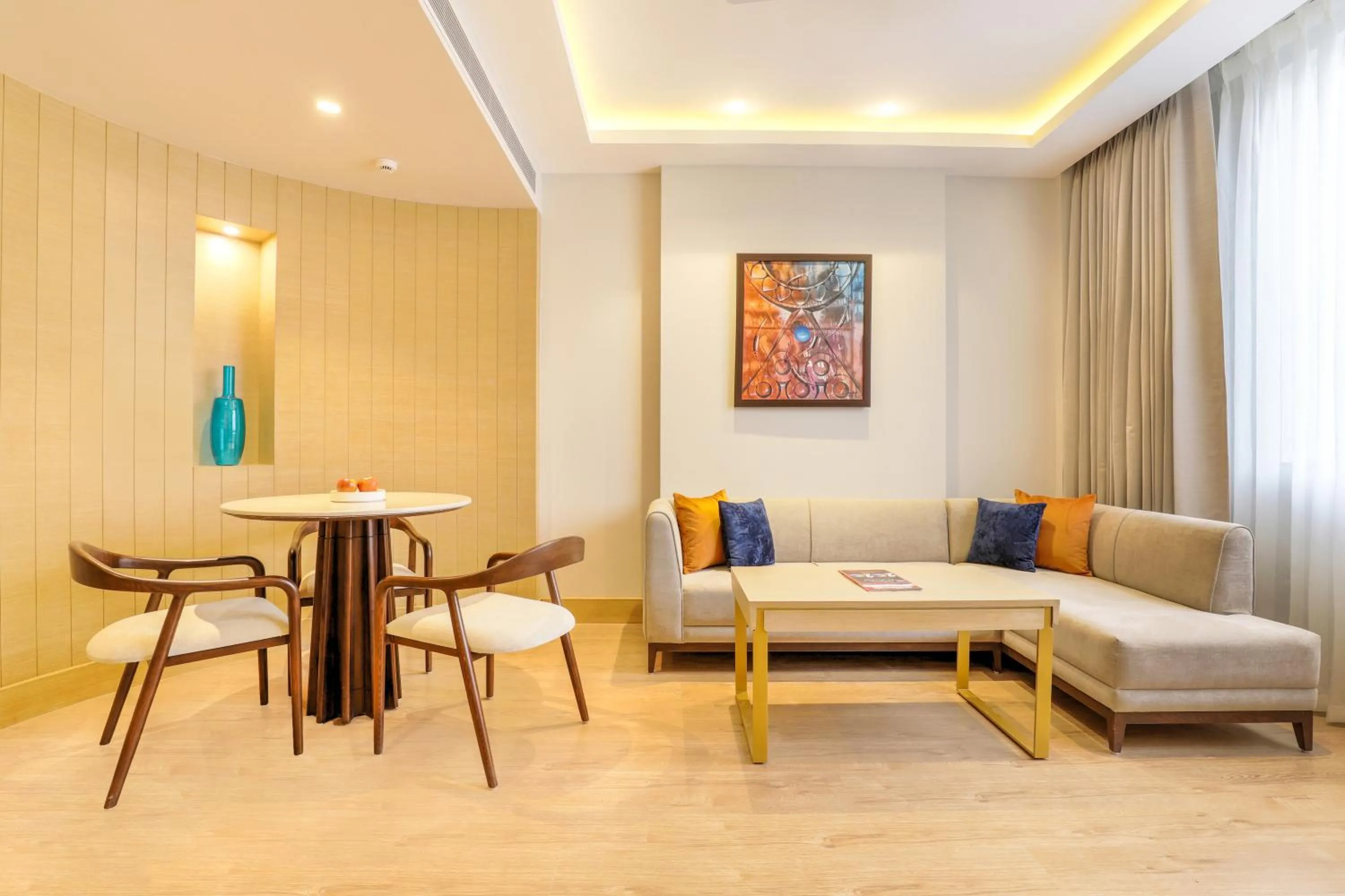 Living room in Lemon Tree Hotel, Aligarh