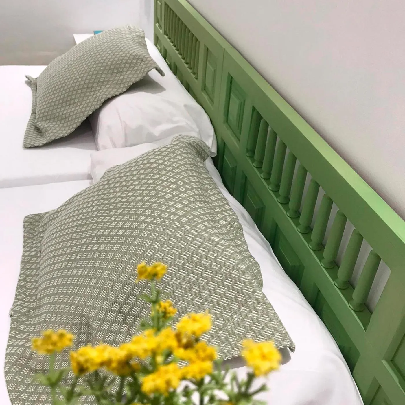 Bed in Hostal León Dormido