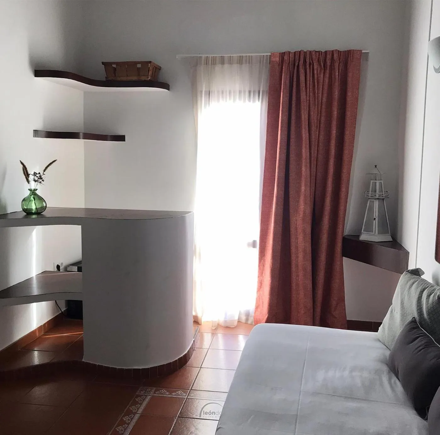 Bed in Hostal León Dormido