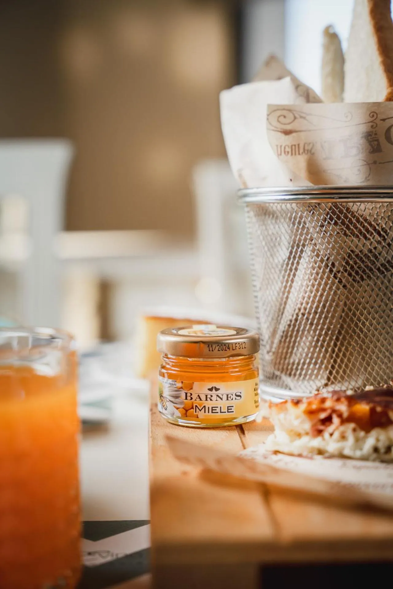 Continental breakfast in Castello D'Argile Hotel