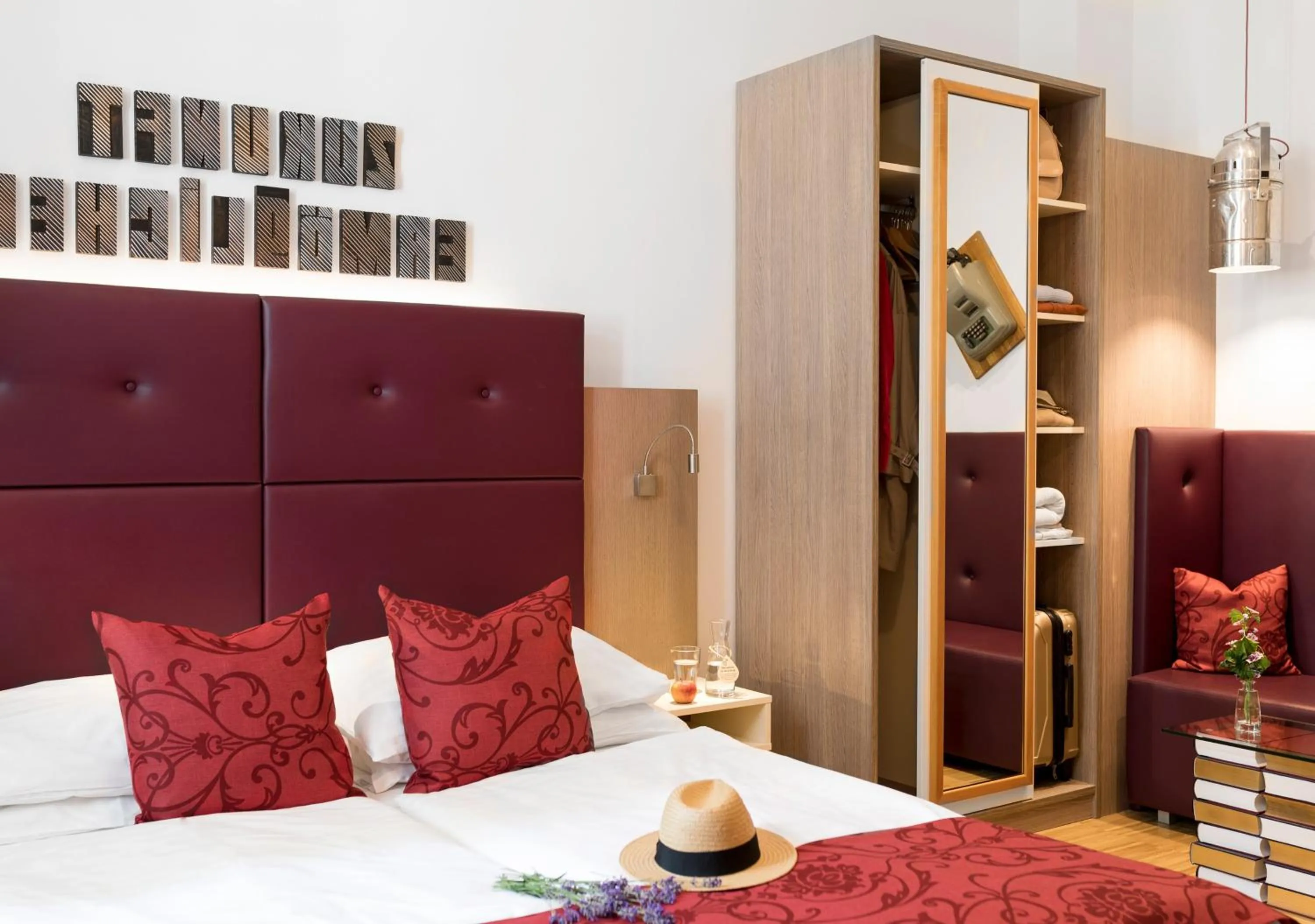 Bed in Boutiquehotel Stadthalle