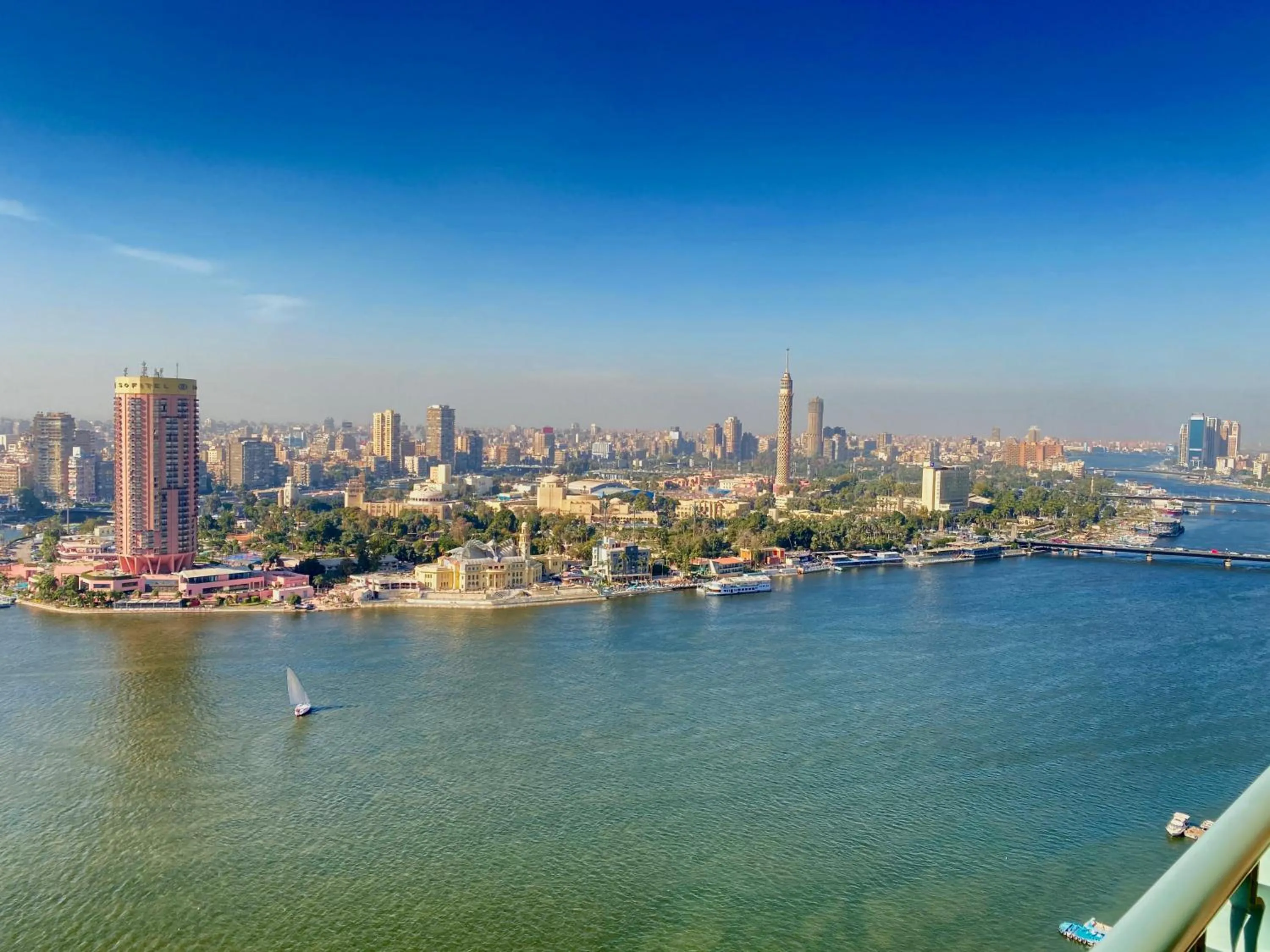 City view in Chez Haytham At Four Seasons Nile Plaza Residential Suite