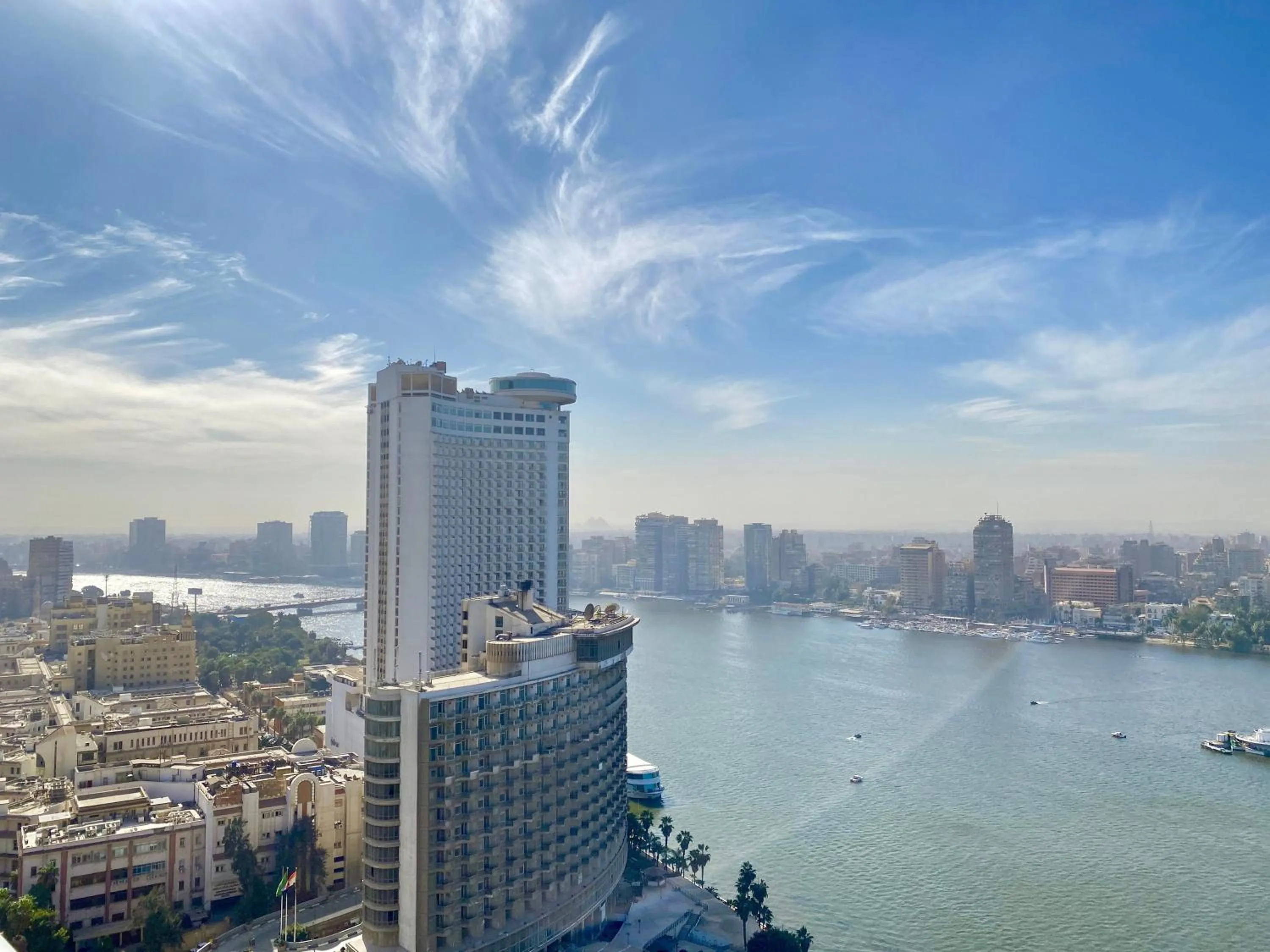 City view in Chez Haytham At Four Seasons Nile Plaza Residential Suite