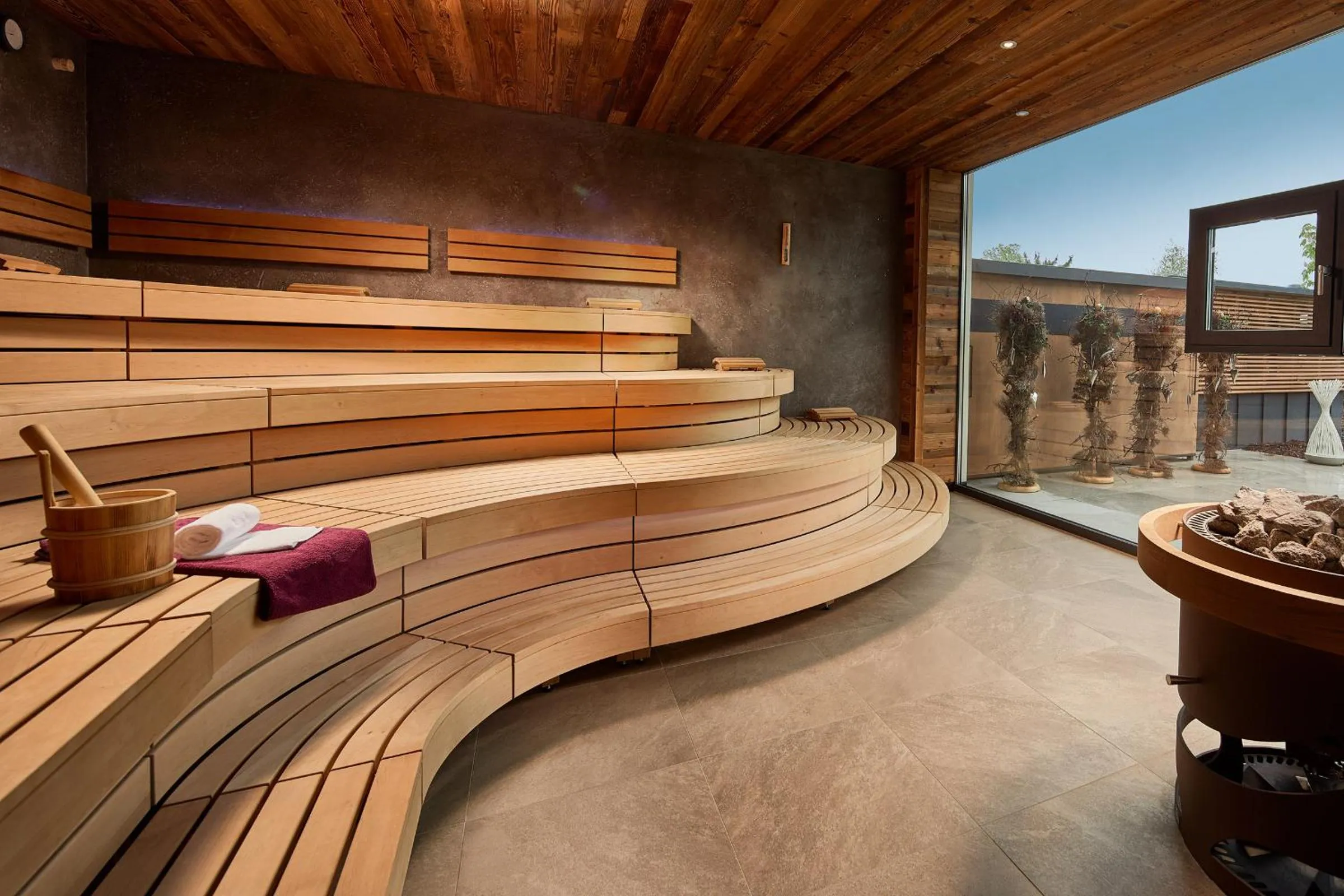 Sauna in Laschenskyhof Hotel & Spa