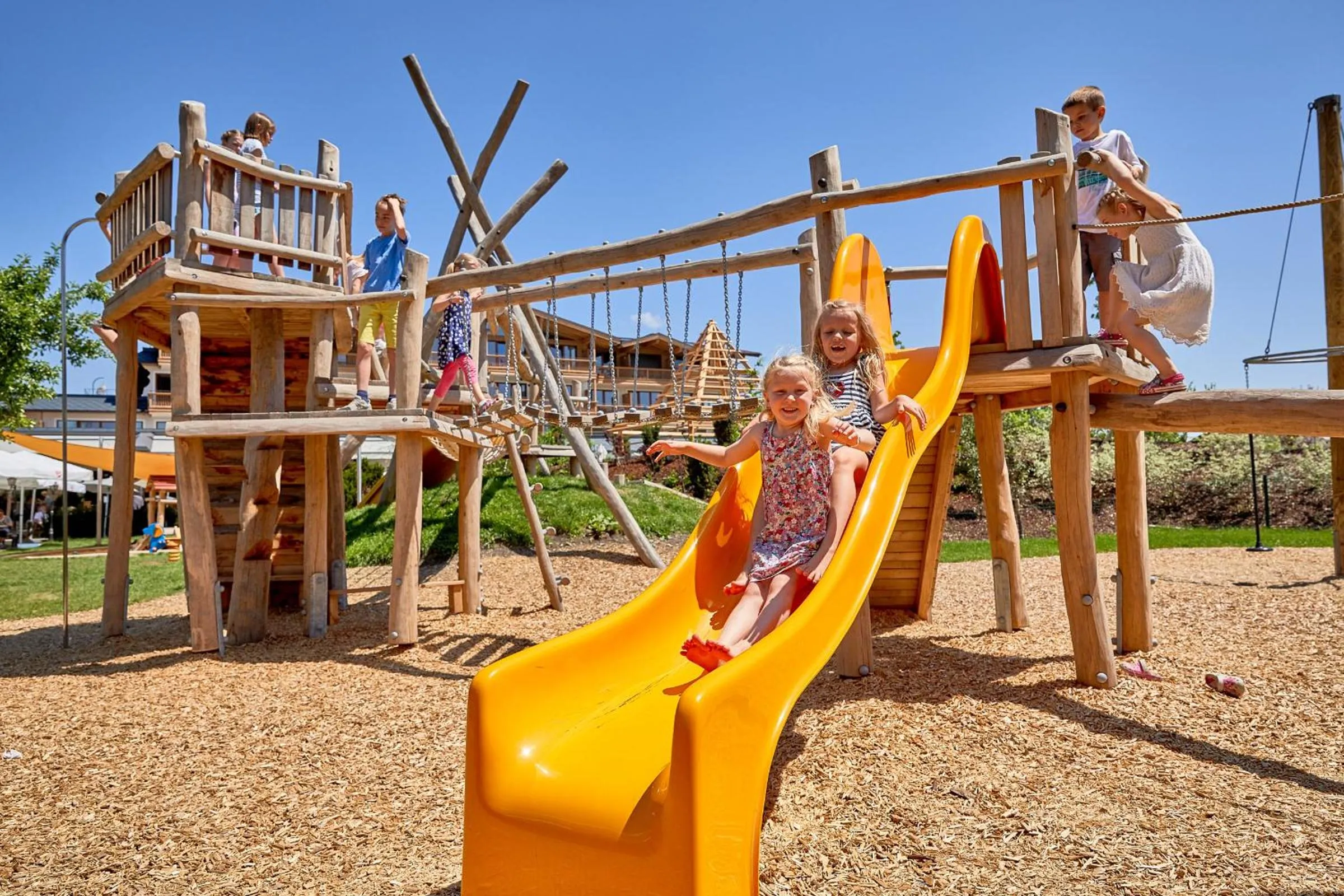 Children play ground in Laschenskyhof Hotel & Spa