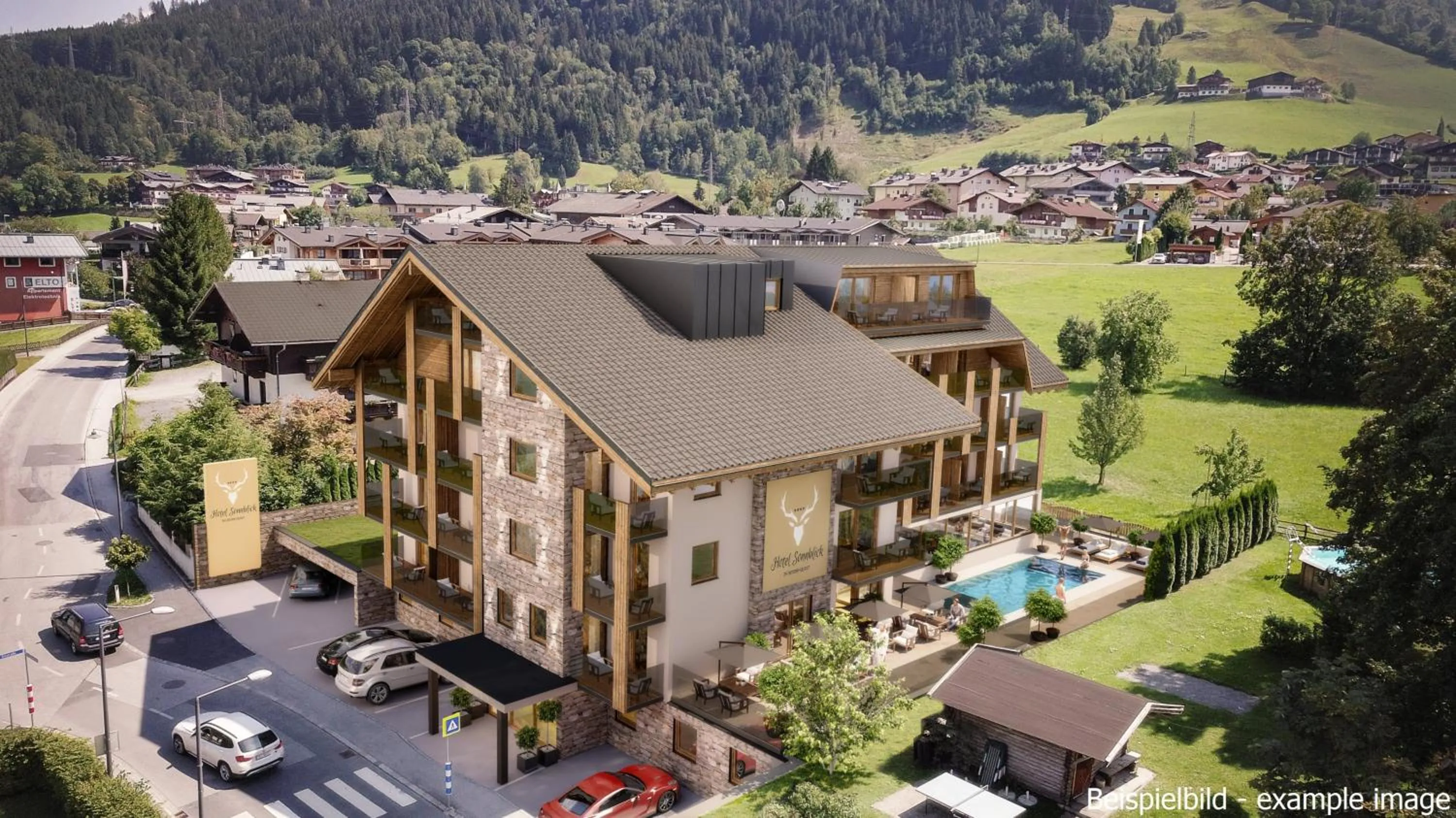 Property building in HOTEL SONNBLICK, Kaprun, Salzburg - am Kitzsteinhorn Gletscher