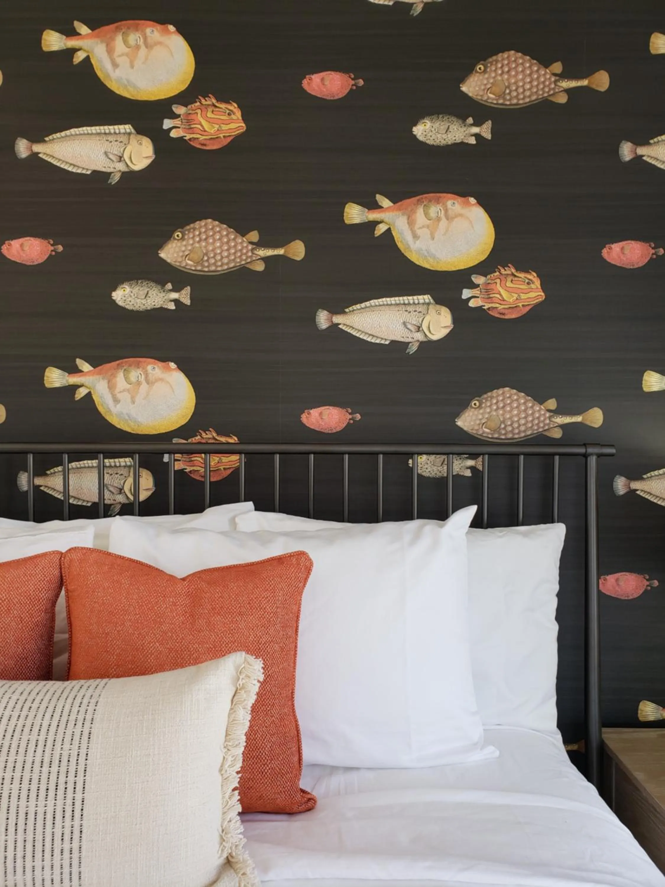 Bed in Sand Bar Cottage Inn