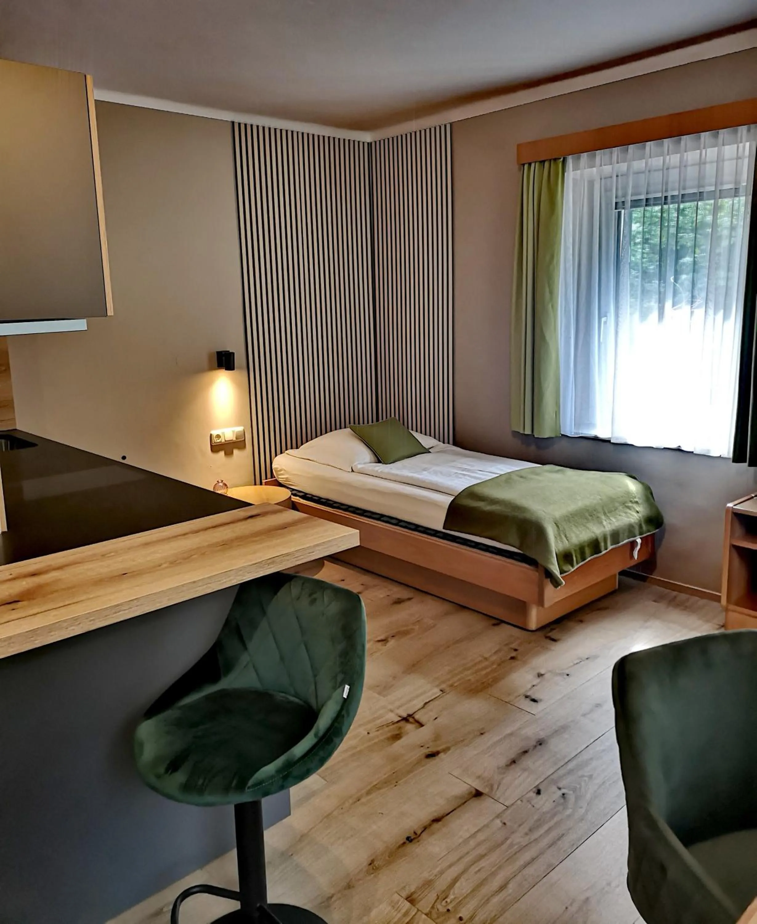 Bed in Hotel Apartment Das Au- Gut