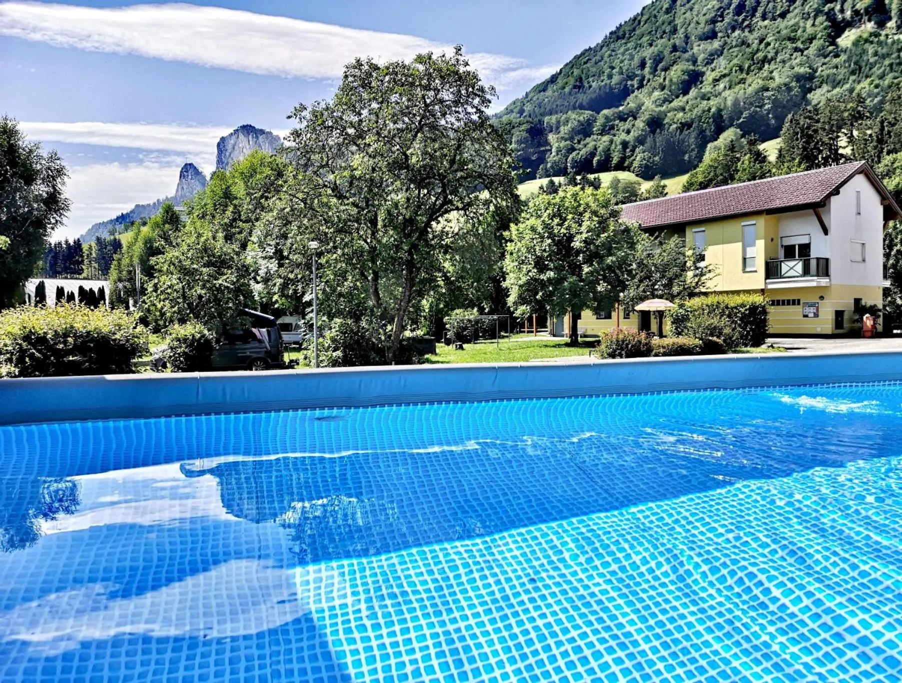 Swimming pool in Hotel Apartment Das Au- Gut