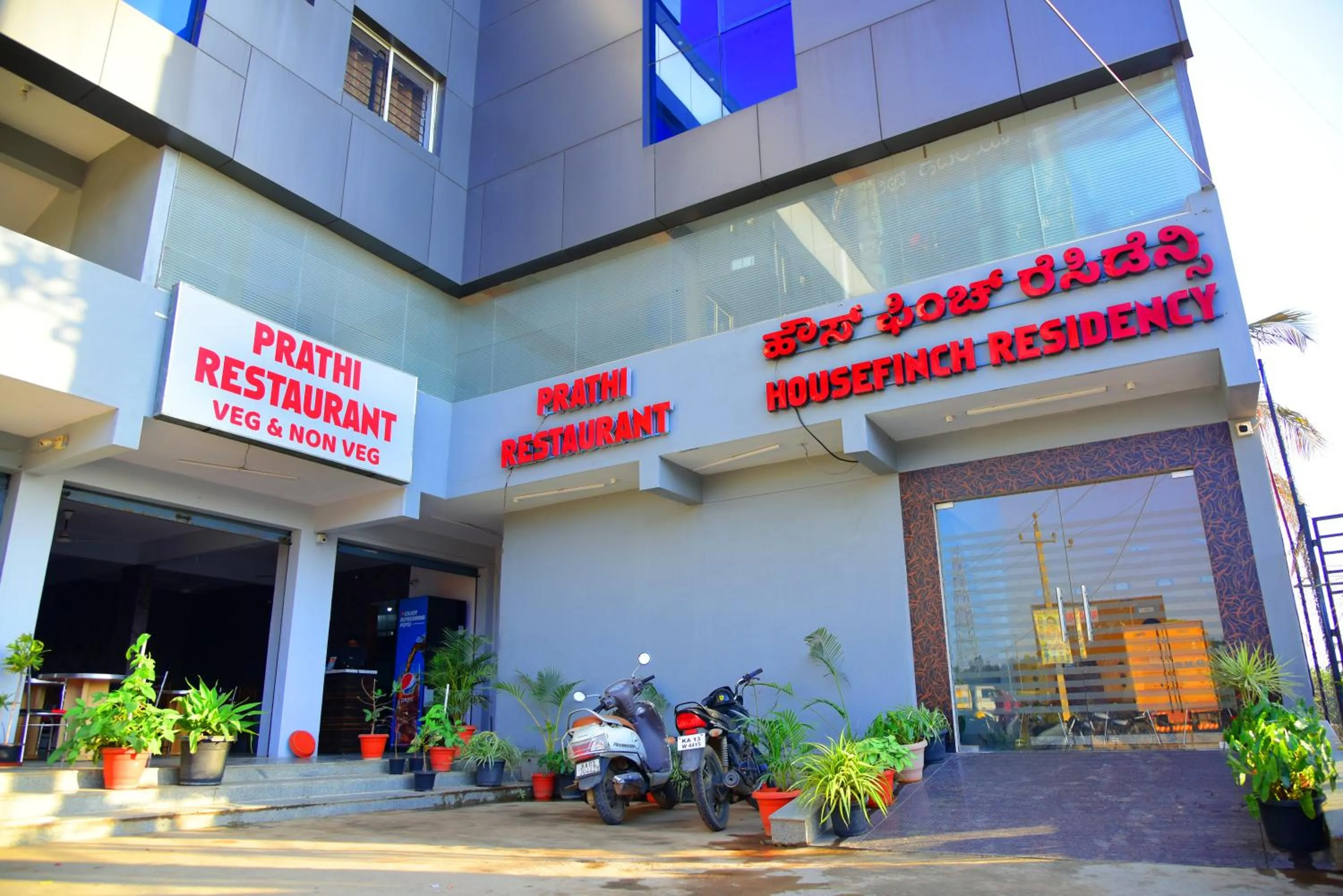 Property building in Hotel Housefinch Residency