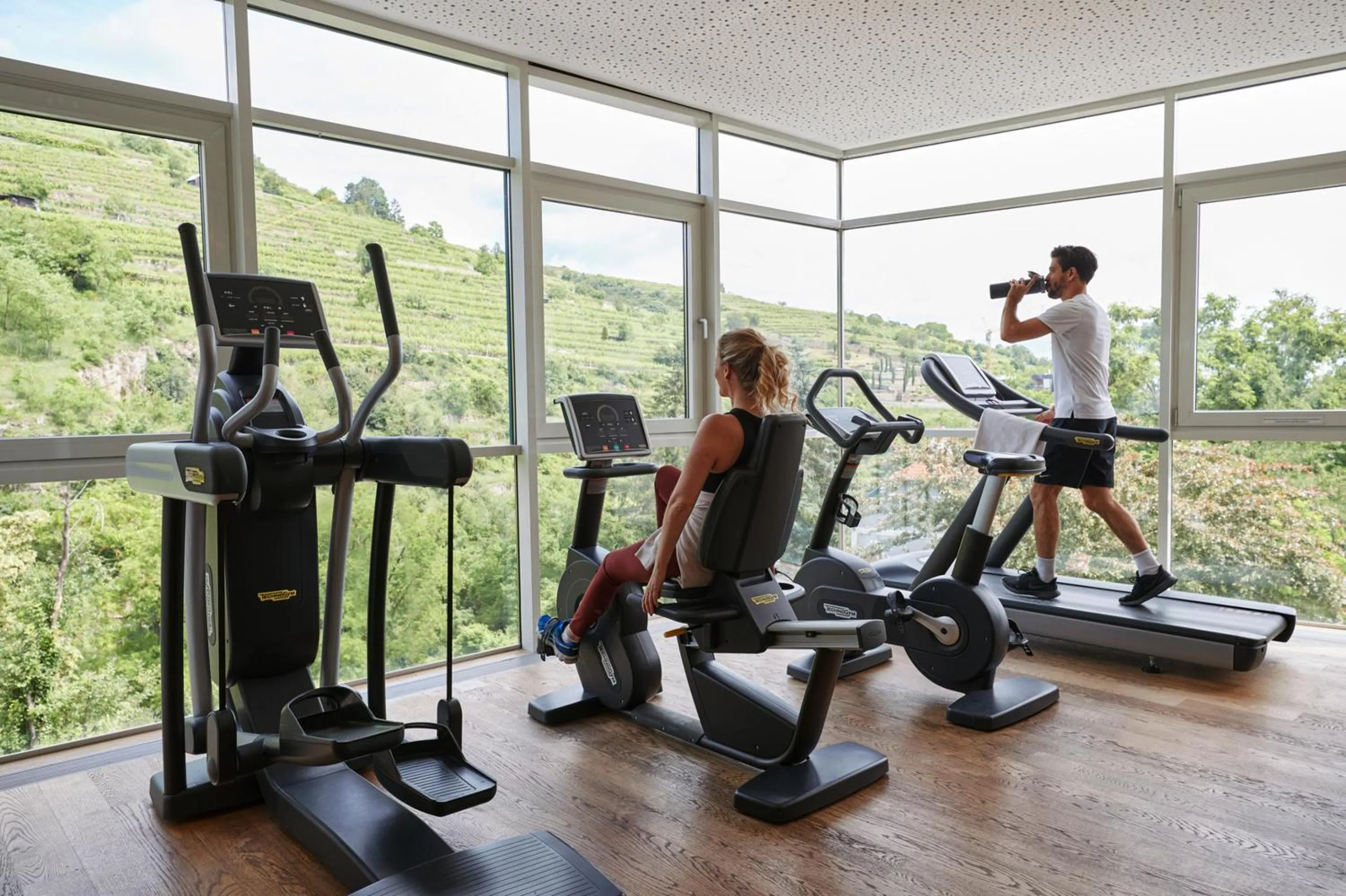 Fitness centre/facilities in Steigenberger Hotel & Spa Krems