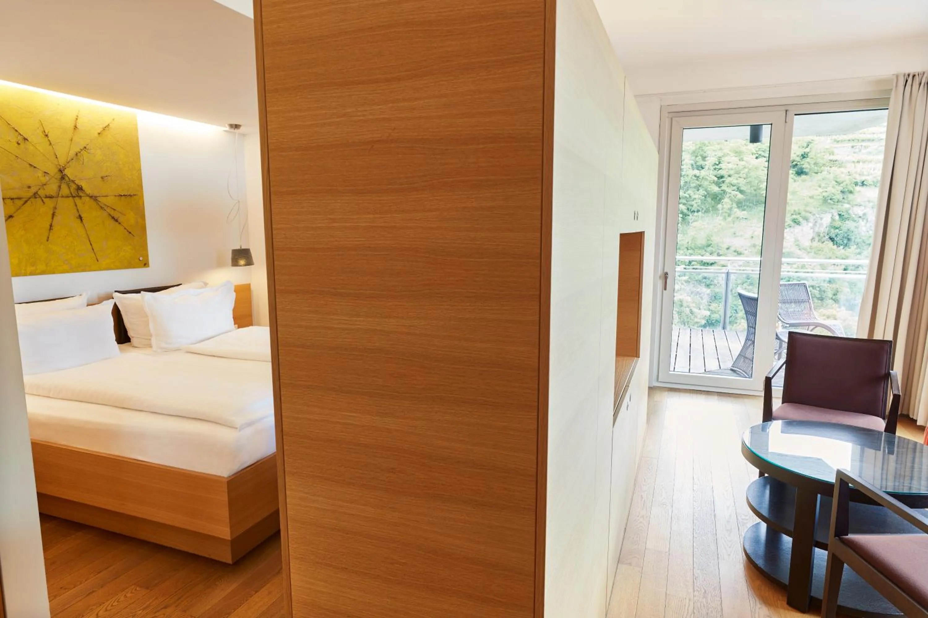 Seating area, Bed in Steigenberger Hotel & Spa Krems