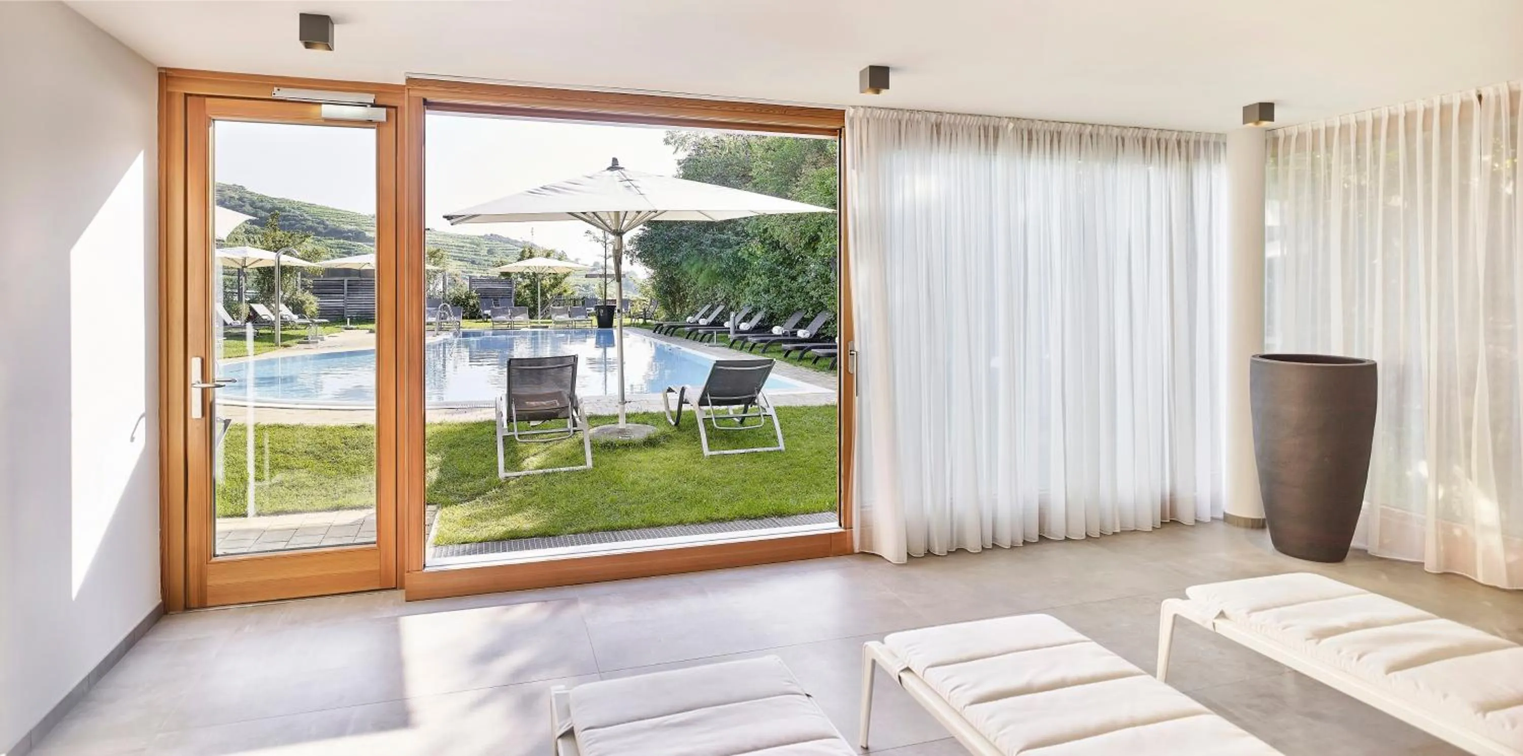 Garden view in Steigenberger Hotel & Spa Krems