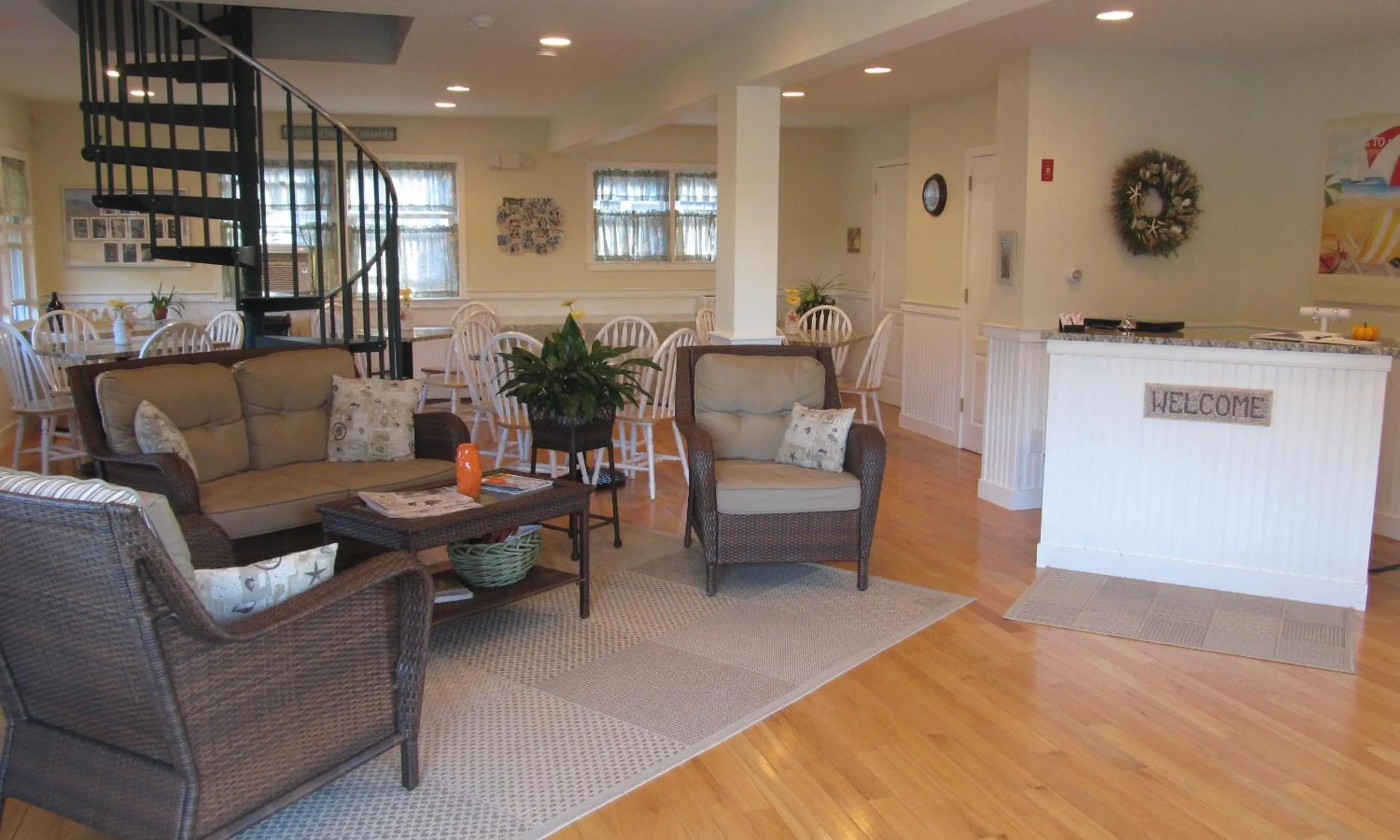 Lobby or reception in The Escape Inn