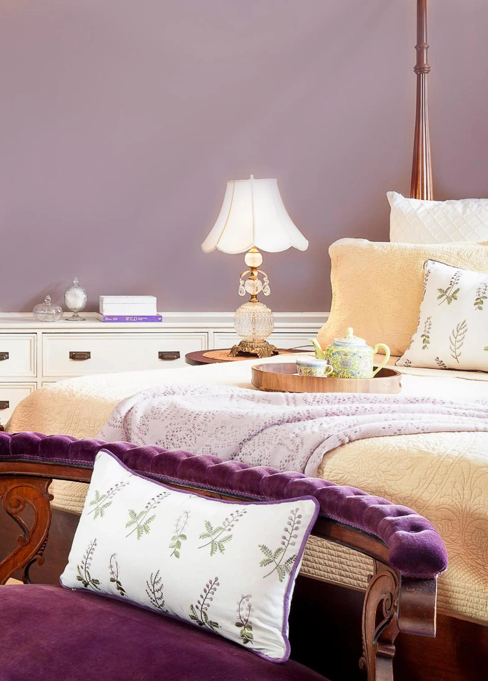 Bed in The Lady Mary Inn