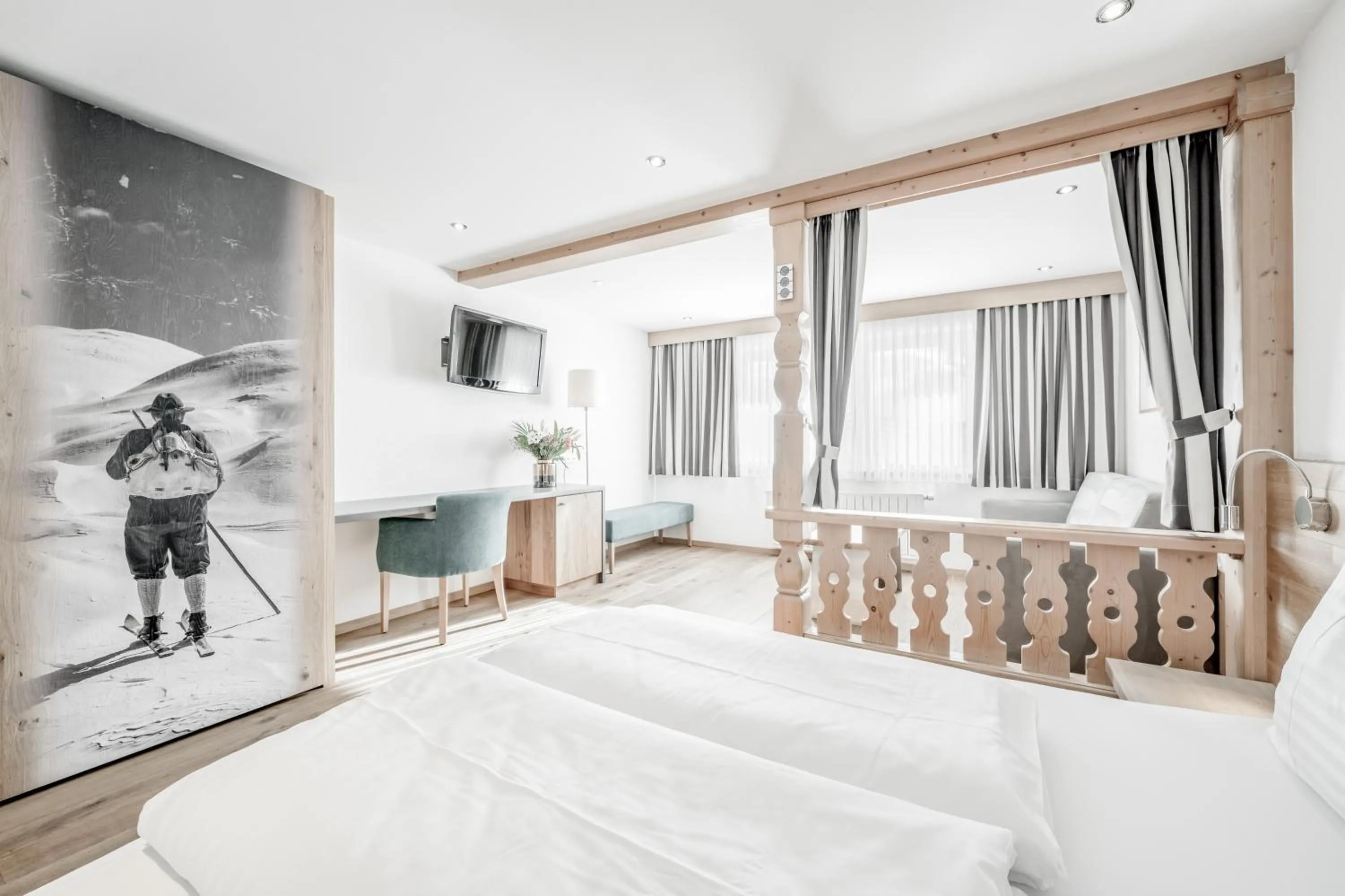 Bed in Sporthotel Olymp