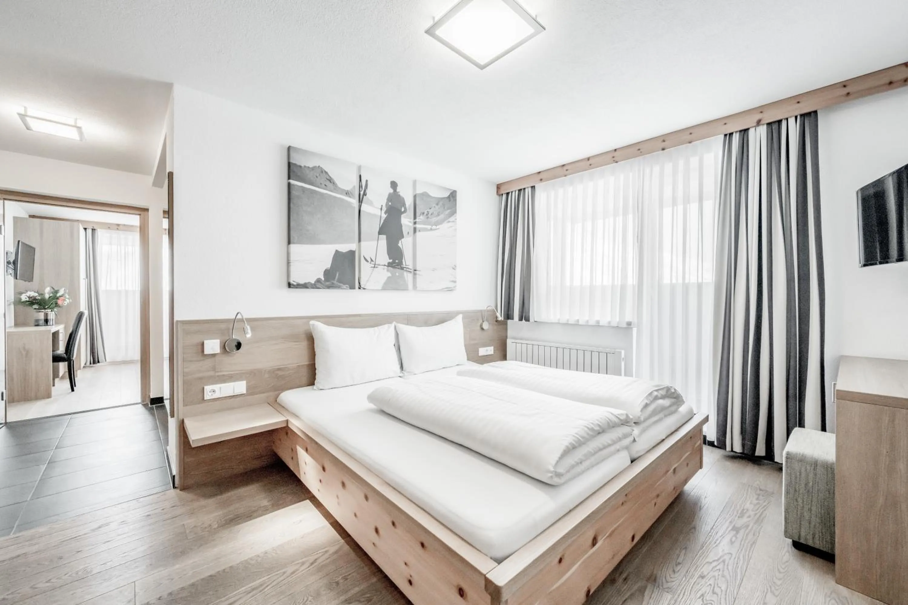 Bed in Sporthotel Olymp