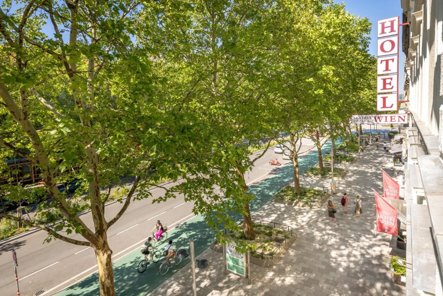 City view in Austria Classic Hotel Wien