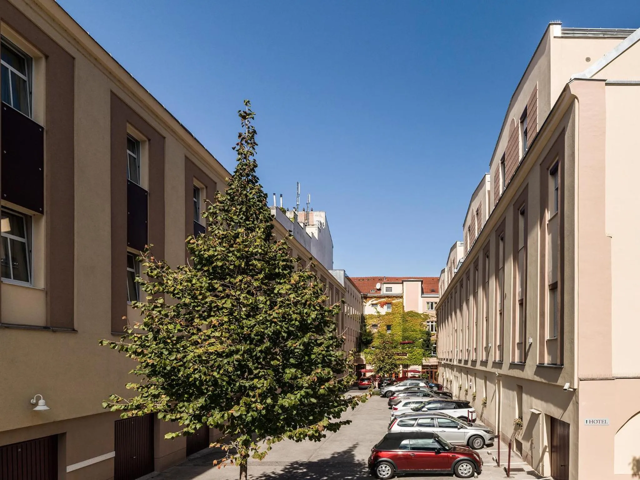 Patio in Austria Classic Hotel Wien