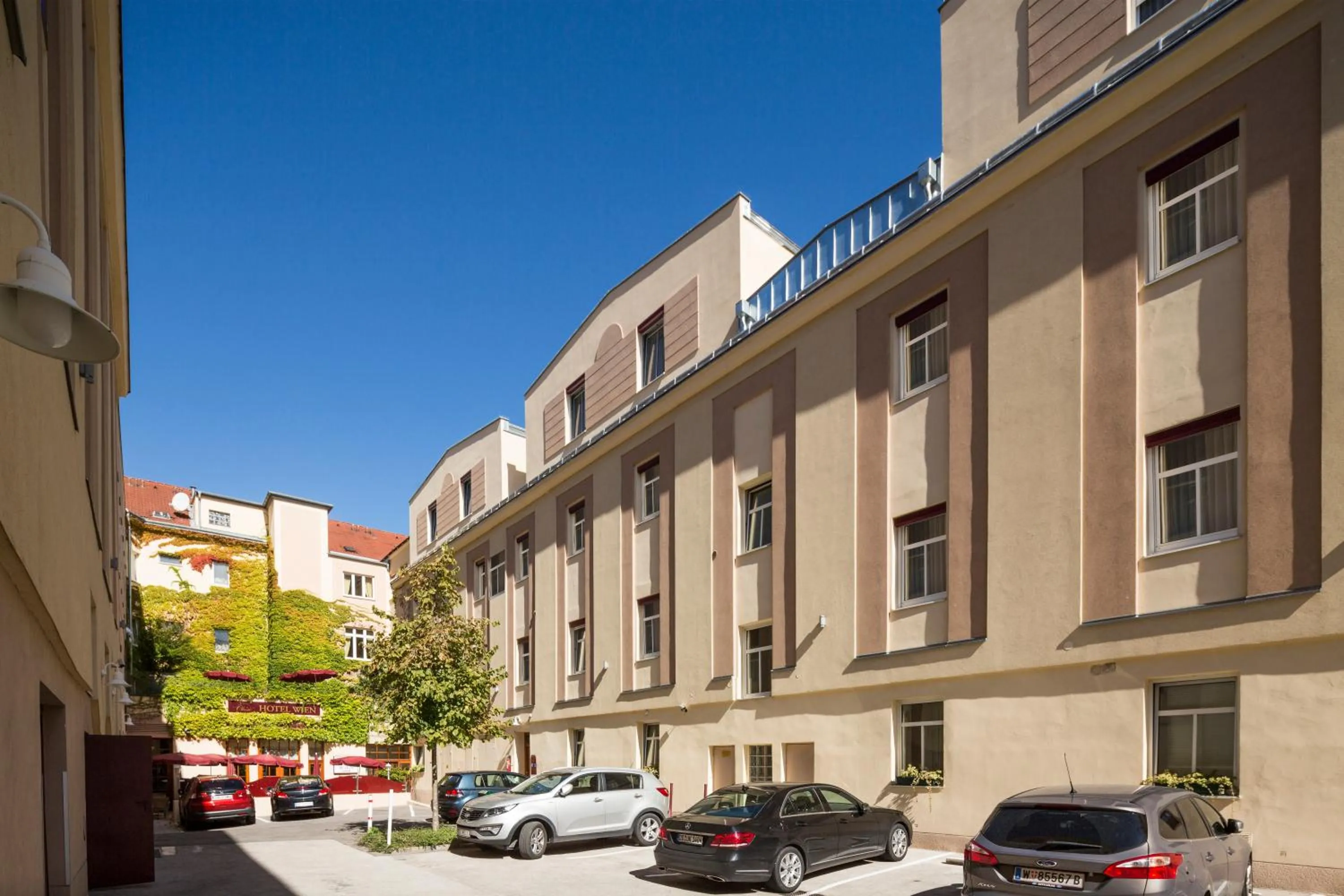 Inner courtyard view in Austria Classic Hotel Wien