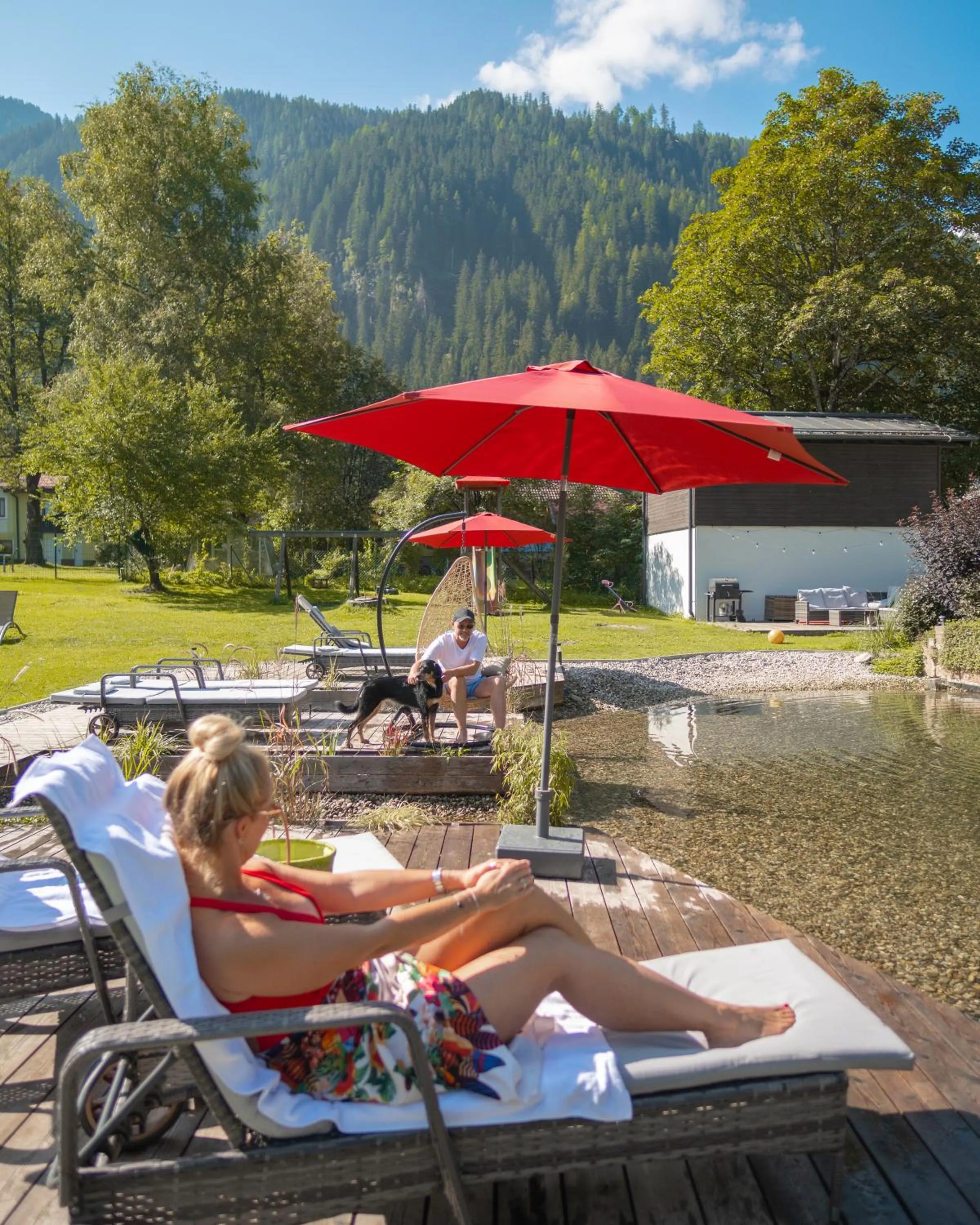 Garden in GRUBERS, Hotel Appartments Gastein