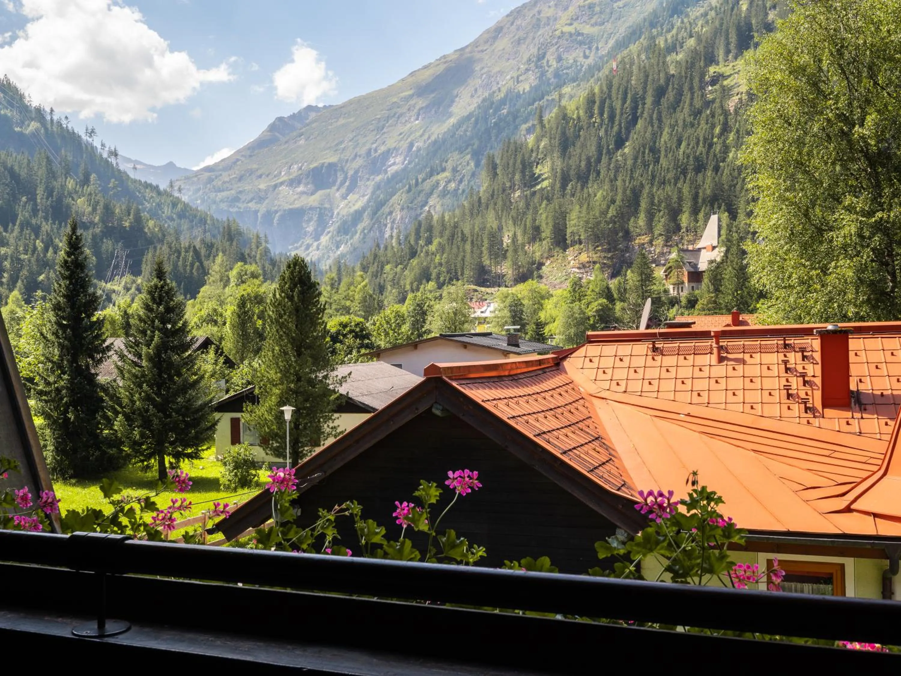 Balcony/Terrace in GRUBERS, Hotel Appartments Gastein