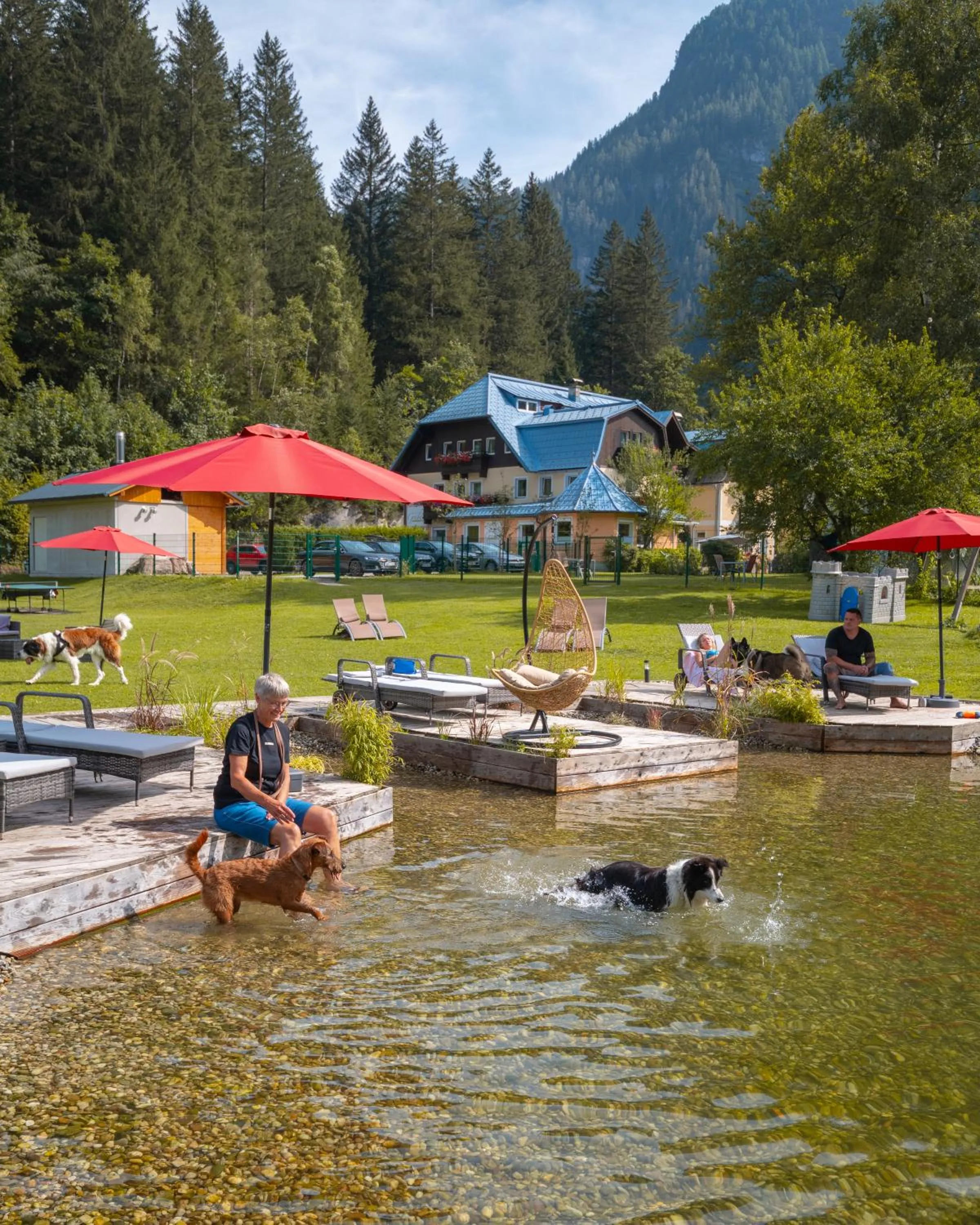 Garden in GRUBERS, Hotel Appartments Gastein