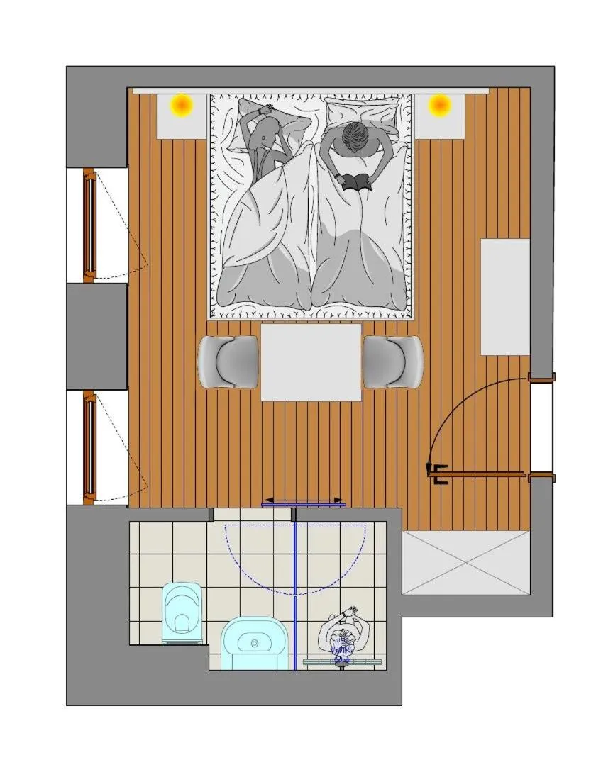 Floor plan in GRUBERS, Hotel Appartments Gastein