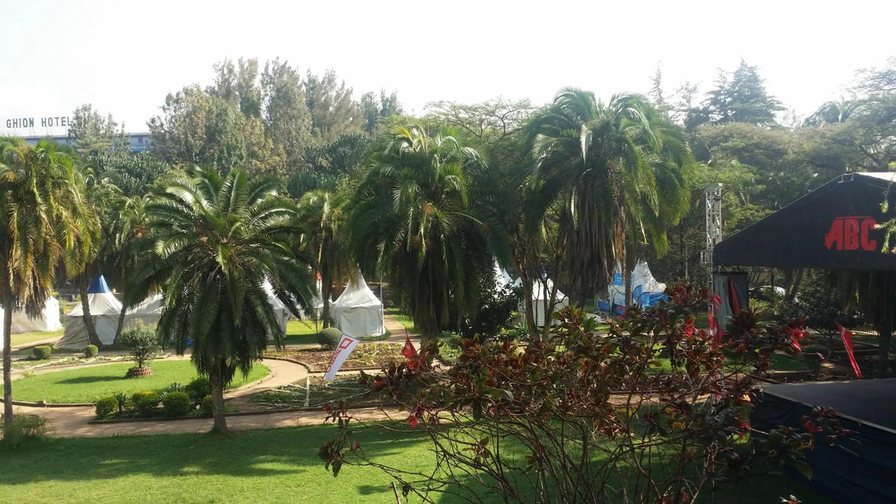 Garden in GHION HOTEL