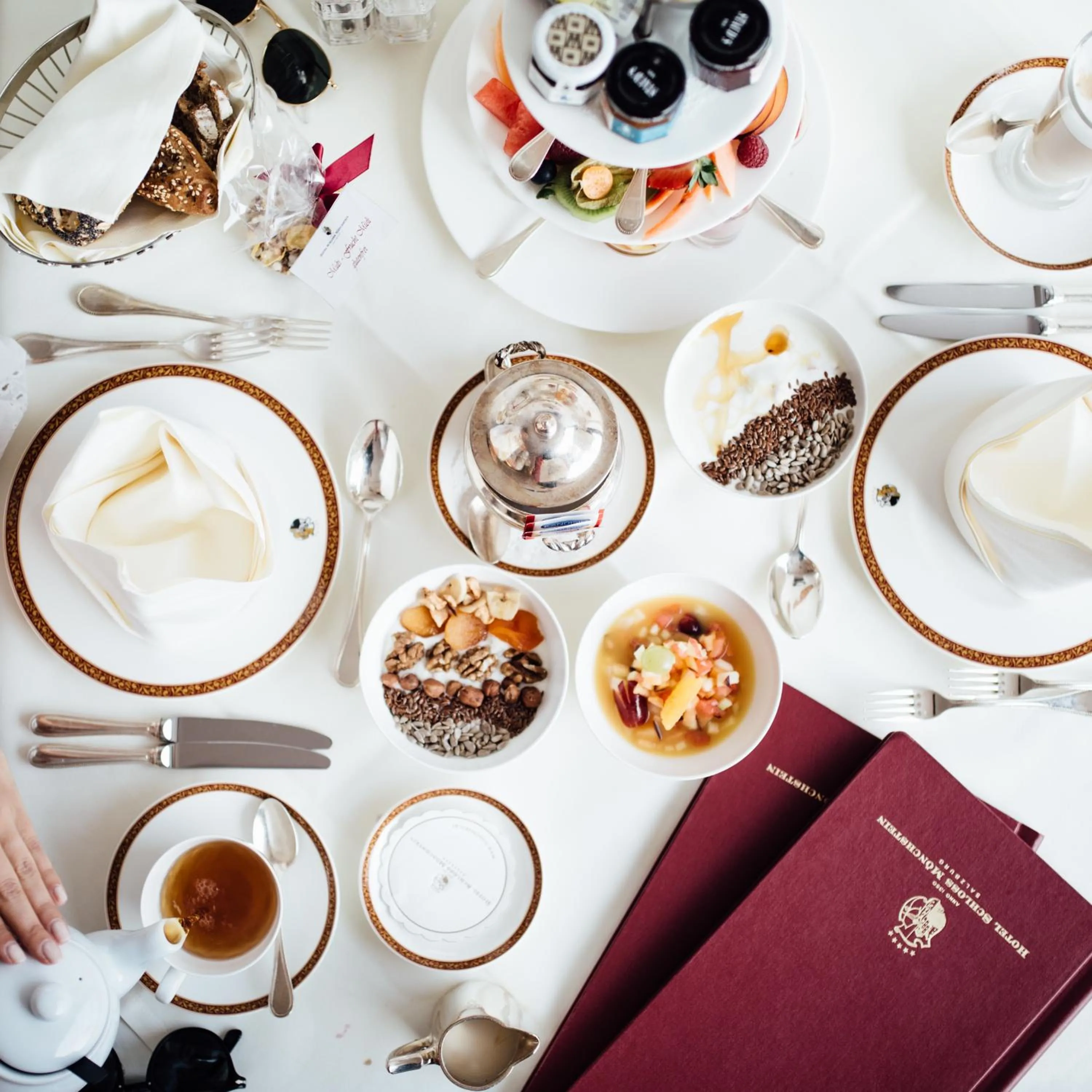 Breakfast in Hotel Schloss Mönchstein