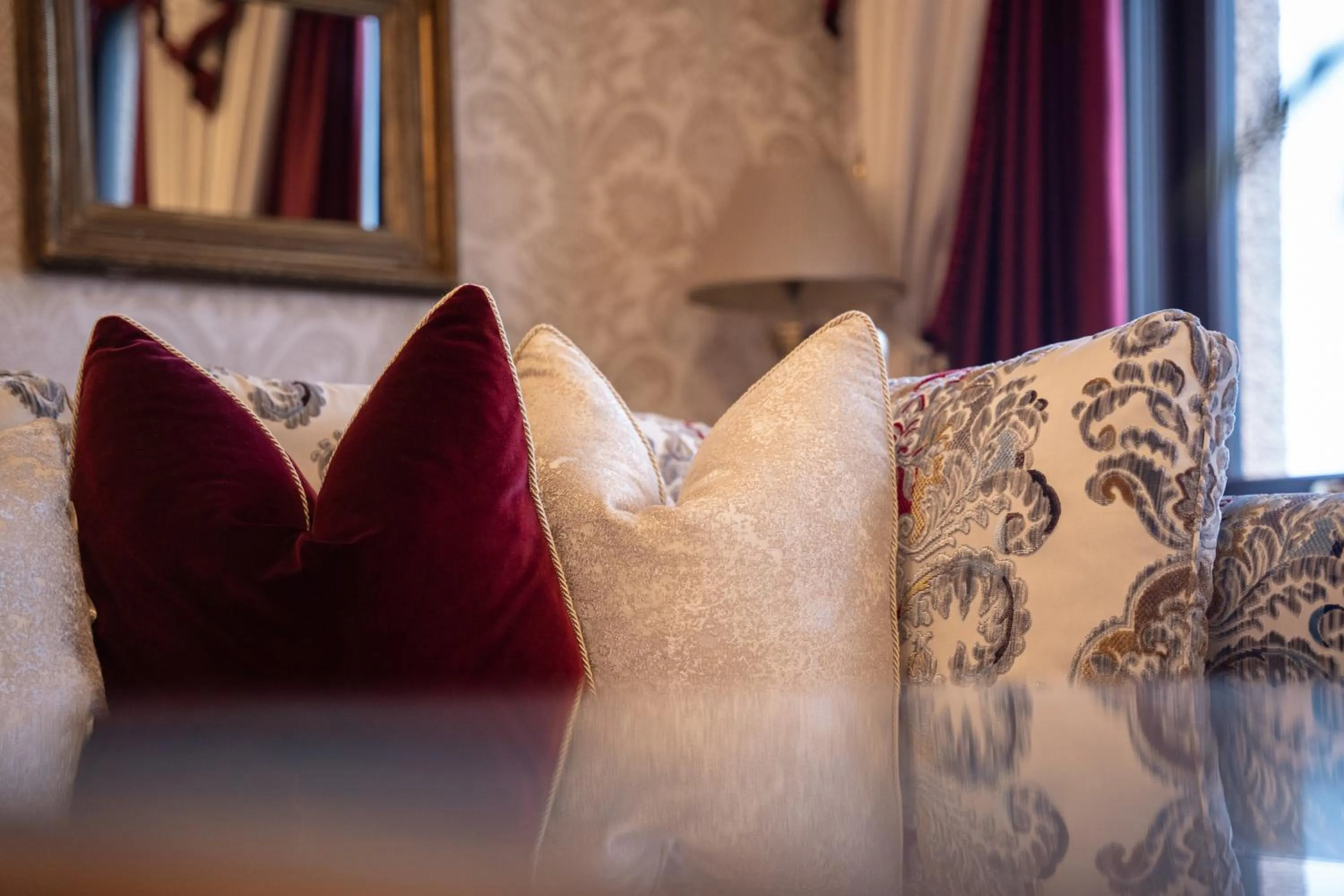 Decorative detail in Hotel Schloss Mönchstein