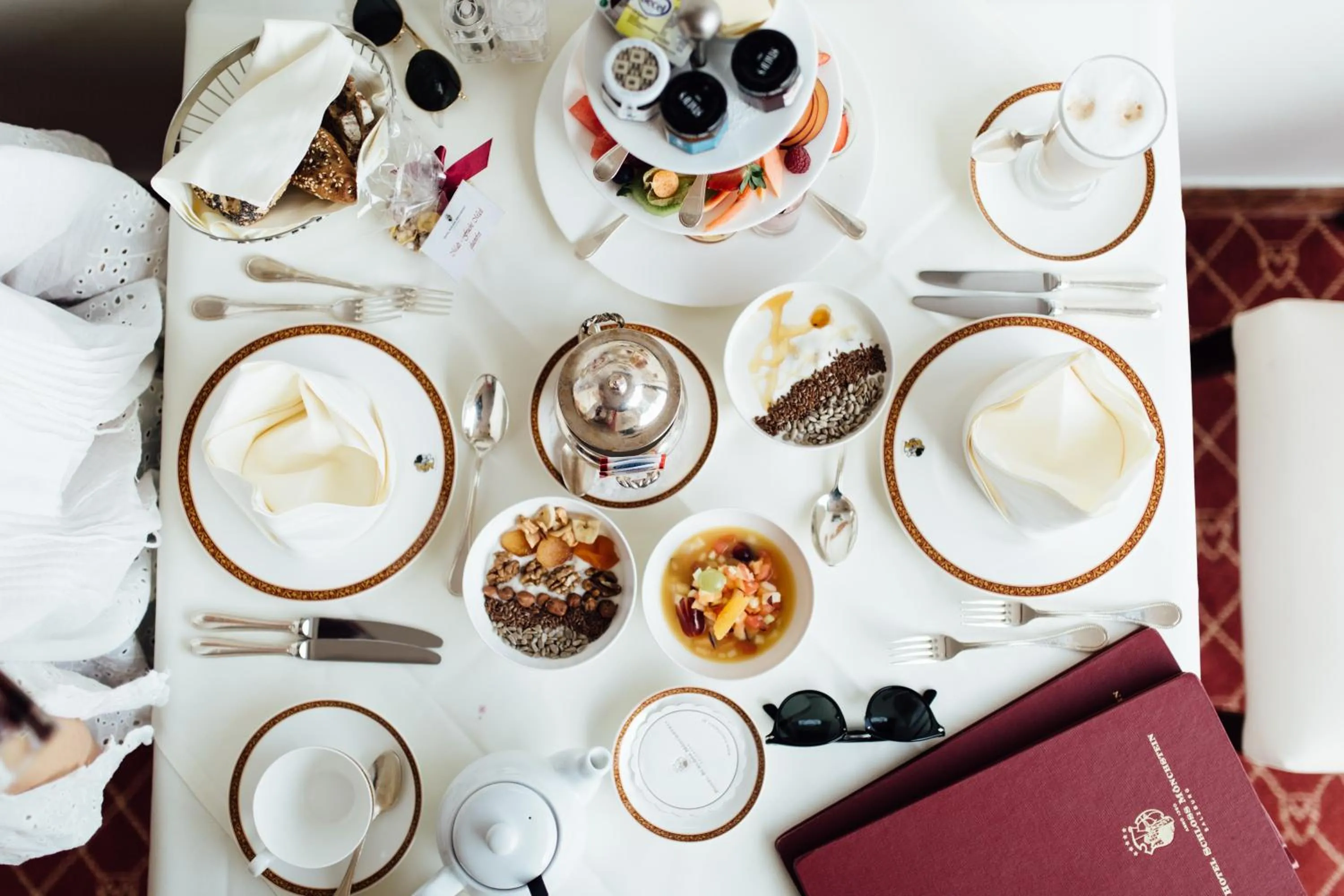 Breakfast in Hotel Schloss Mönchstein