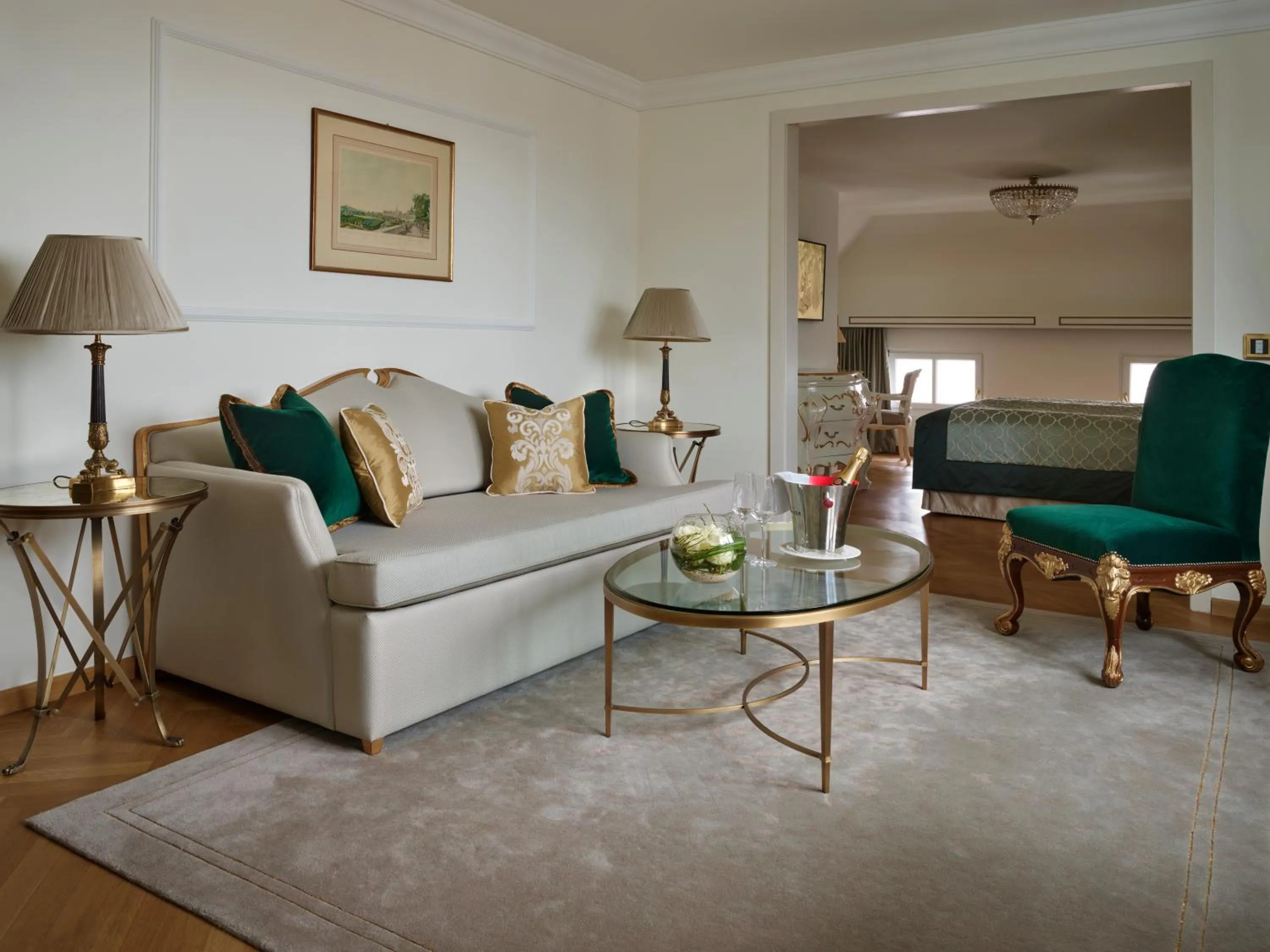 Living room in Hotel Schloss Mönchstein