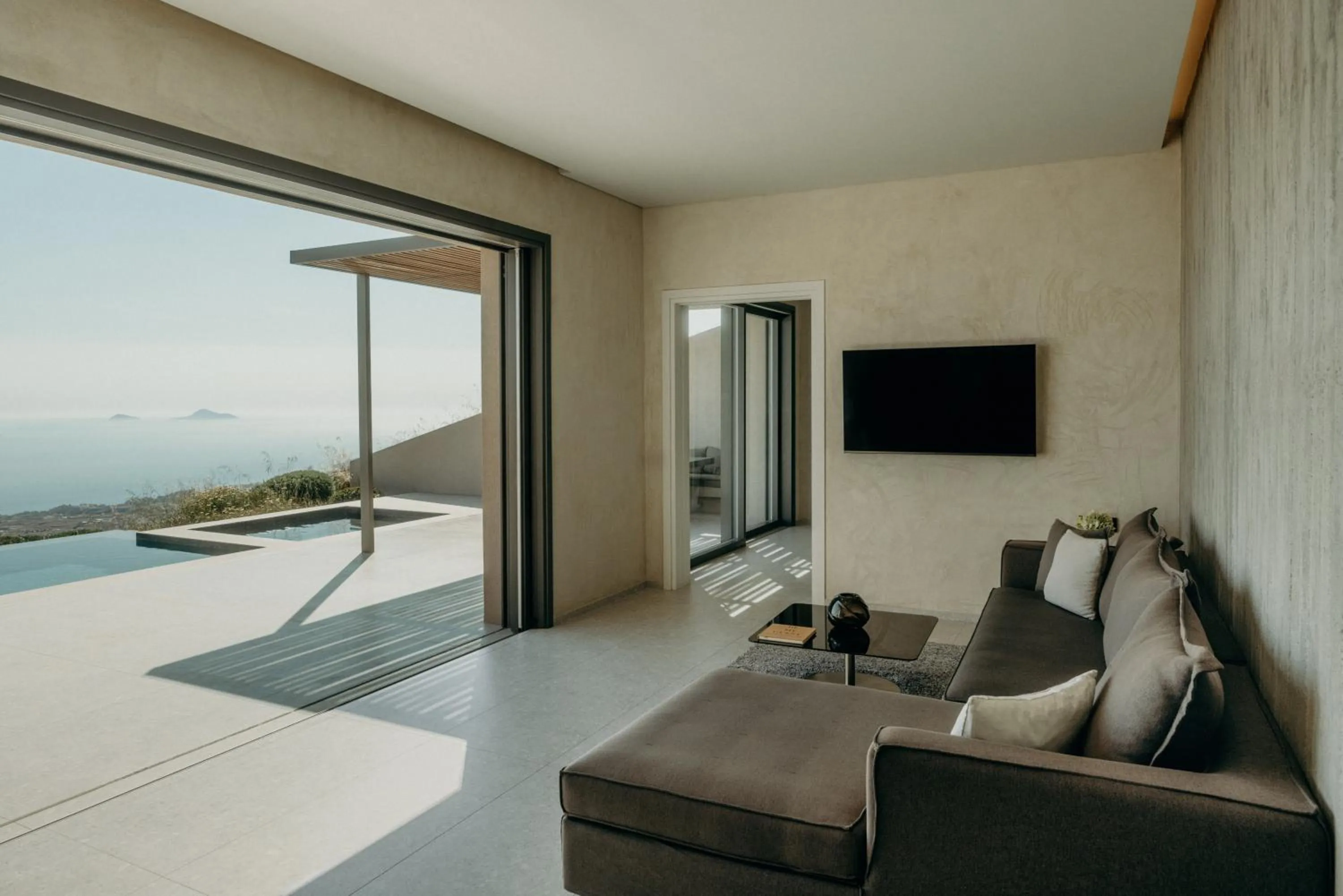 Hot Tub in Santorini Sky, Luxury Resort