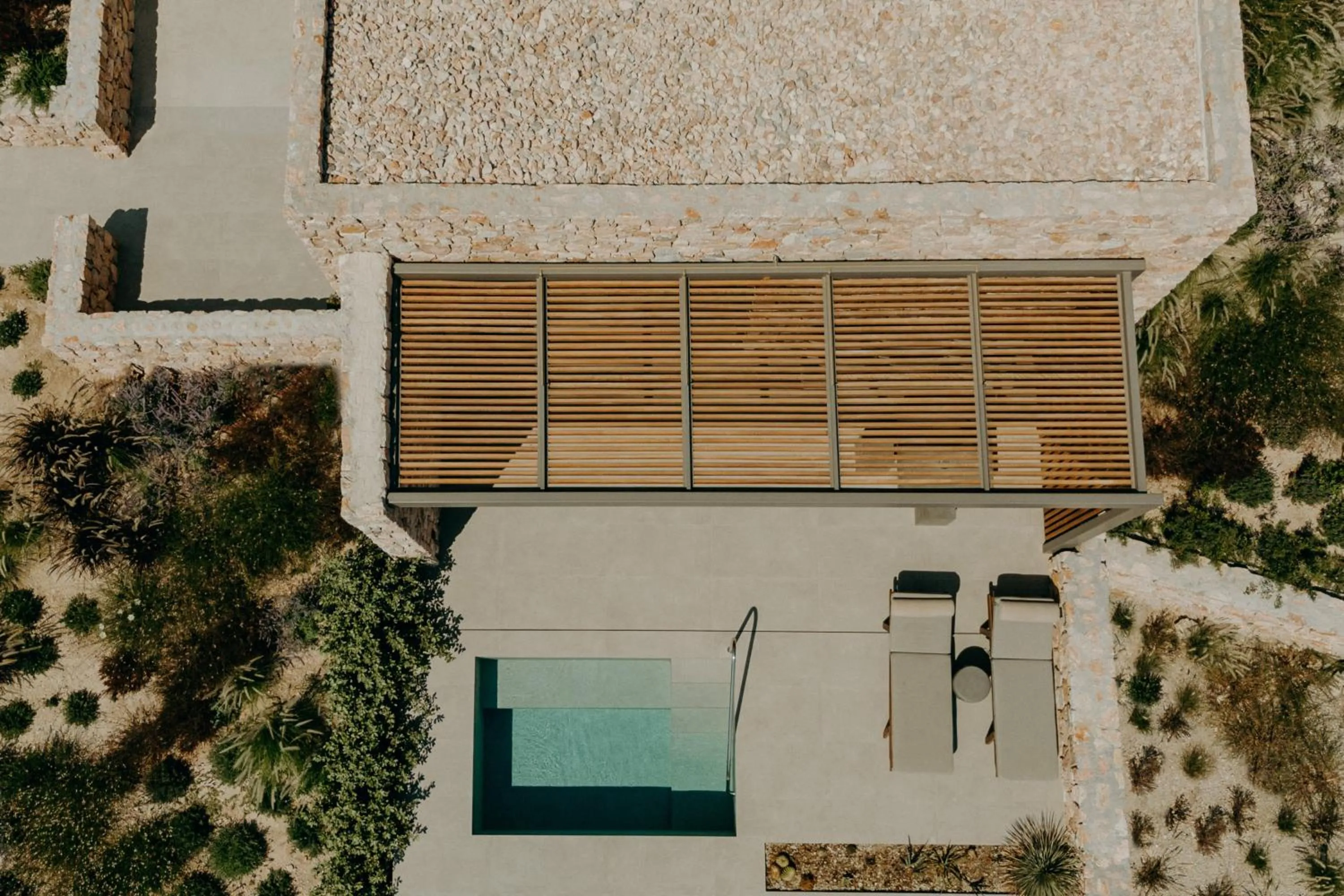 Patio in Santorini Sky, Luxury Resort