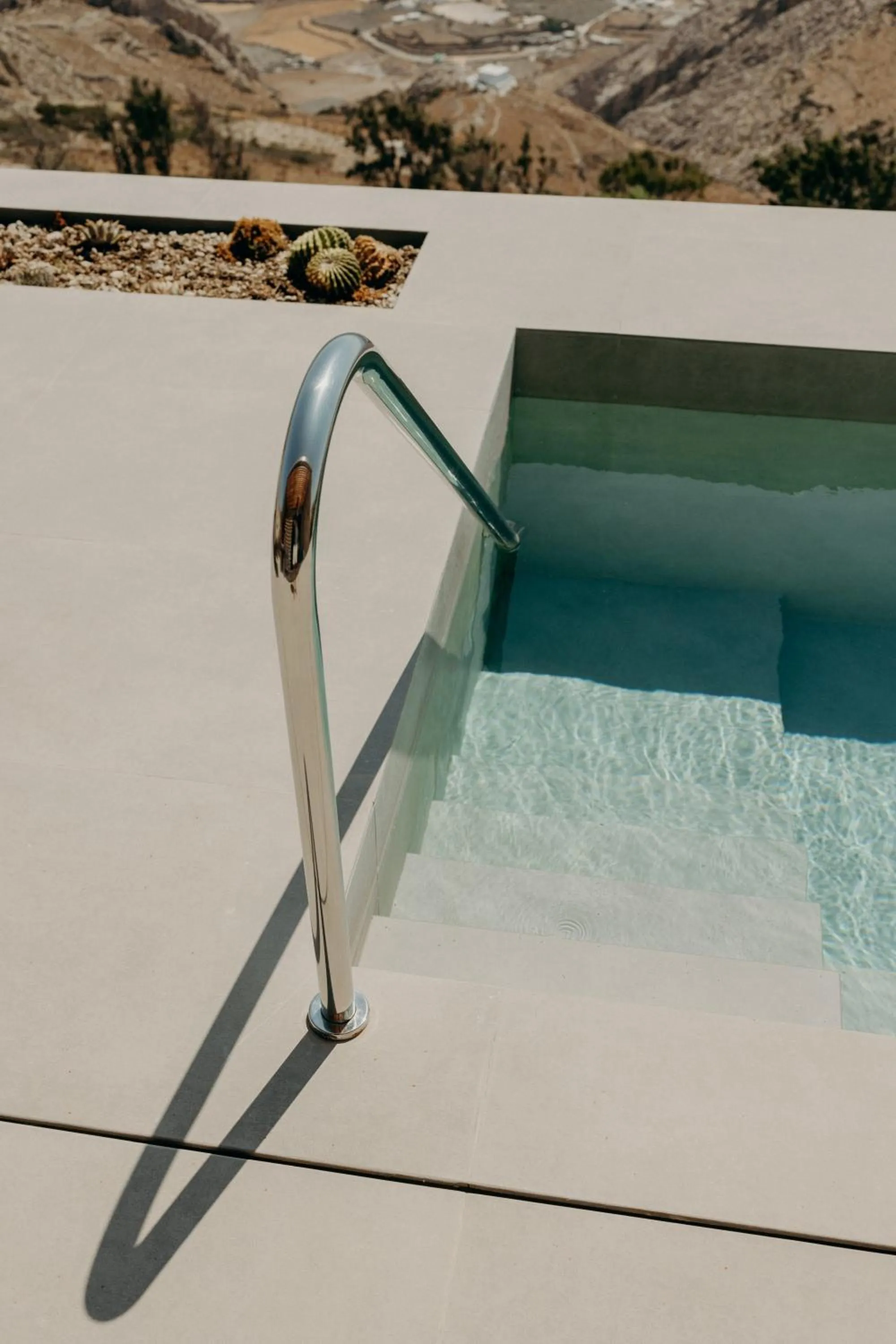 Hot Tub in Santorini Sky, Luxury Resort