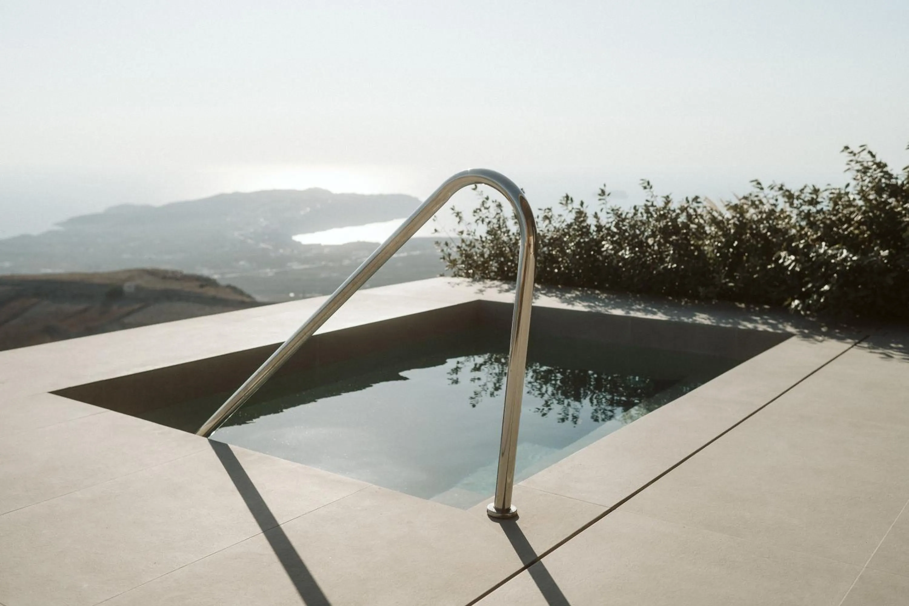 Hot Tub in Santorini Sky, Luxury Resort